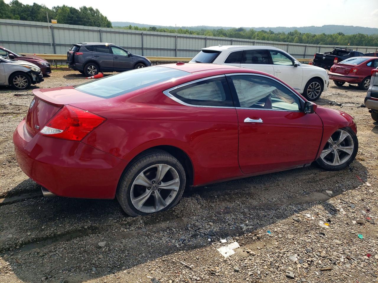 2011 Honda Accord Exl Red vin: 1HGCS2B84BA000300