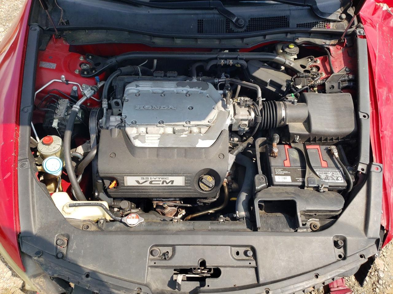 2011 Honda Accord Exl Red vin: 1HGCS2B84BA000300