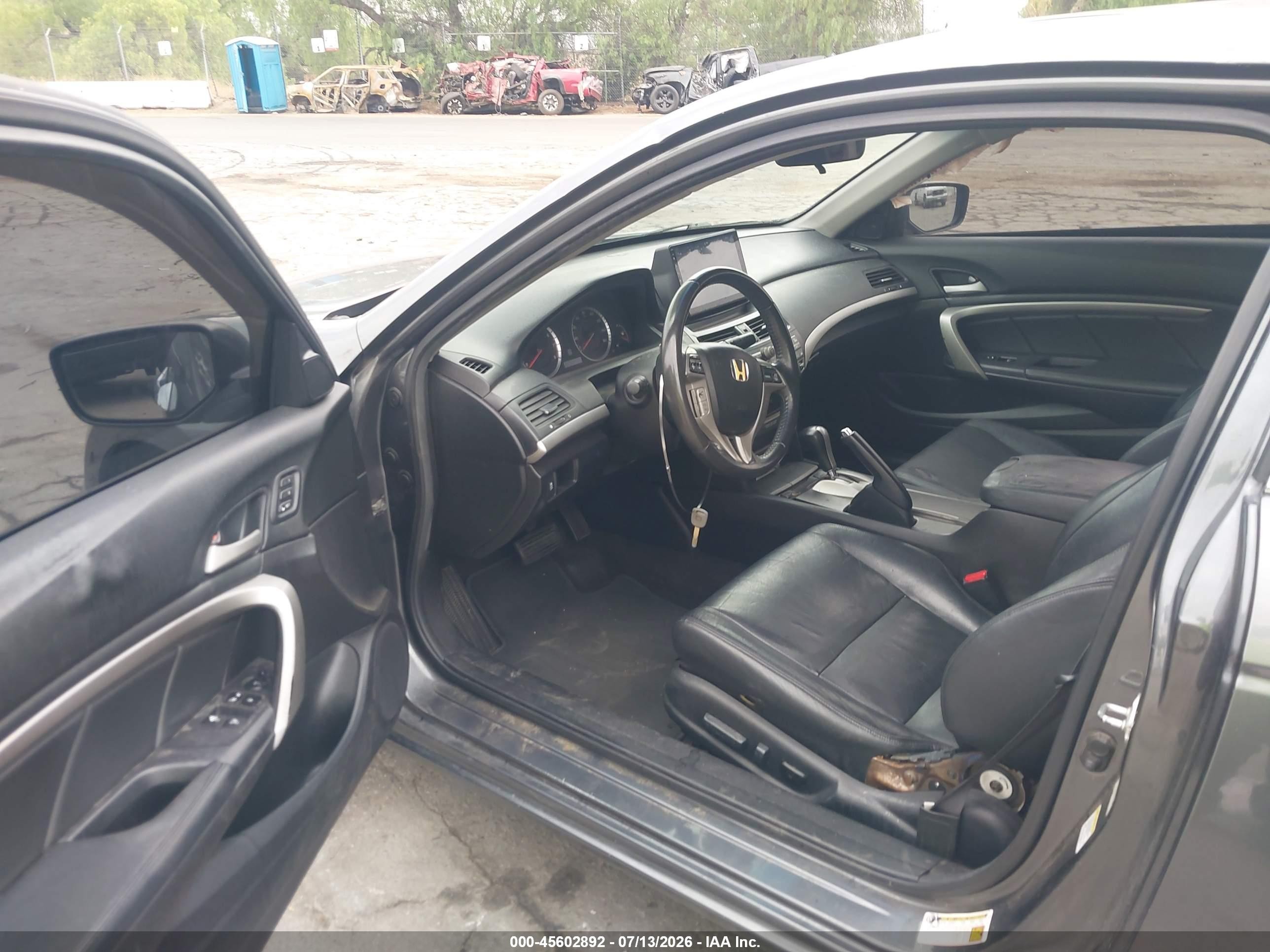 2012 Honda Accord 3.5 Ex-l Gray vin: 1HGCS2B84CA007992