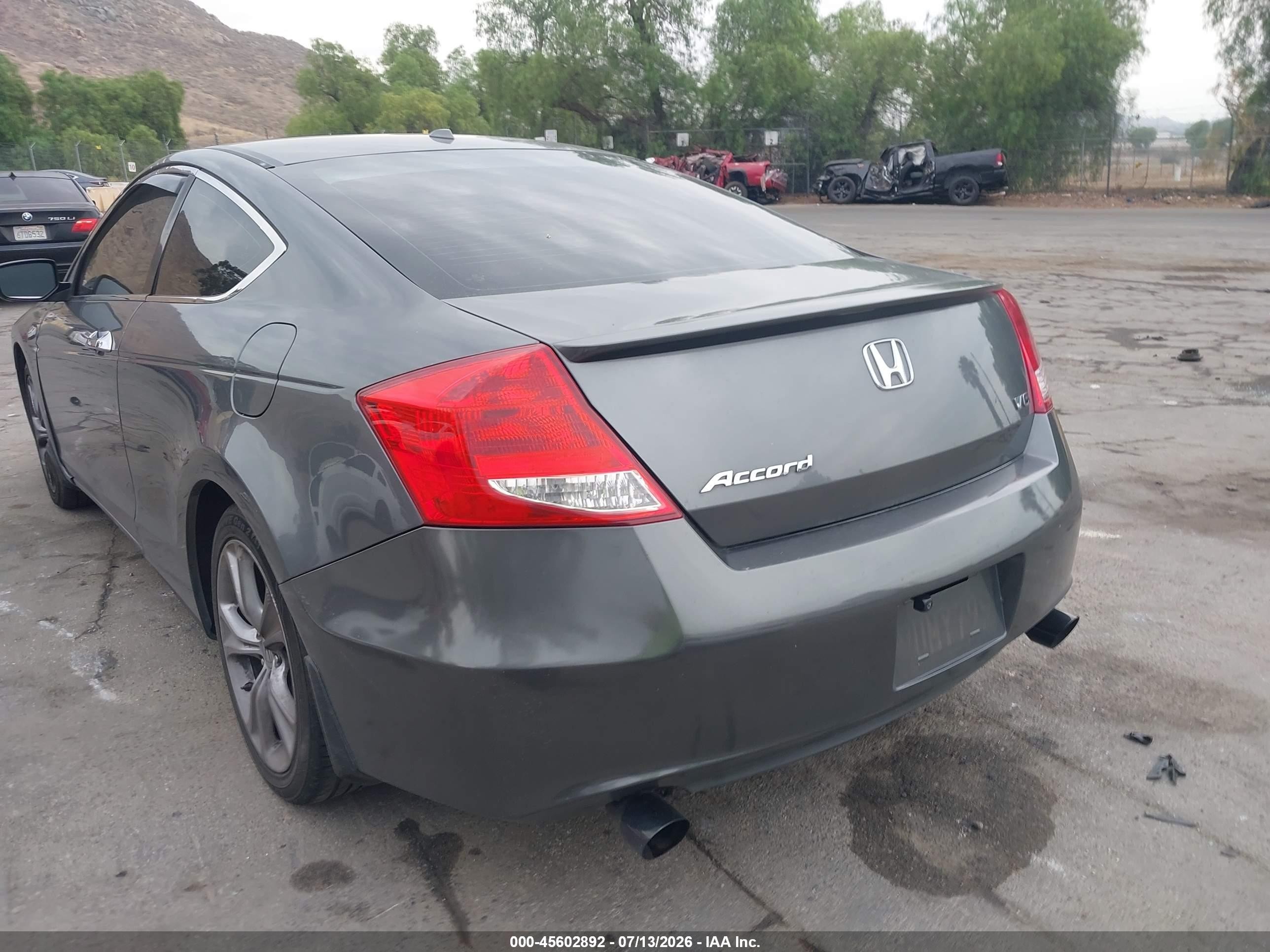 2012 Honda Accord 3.5 Ex-l Gray vin: 1HGCS2B84CA007992
