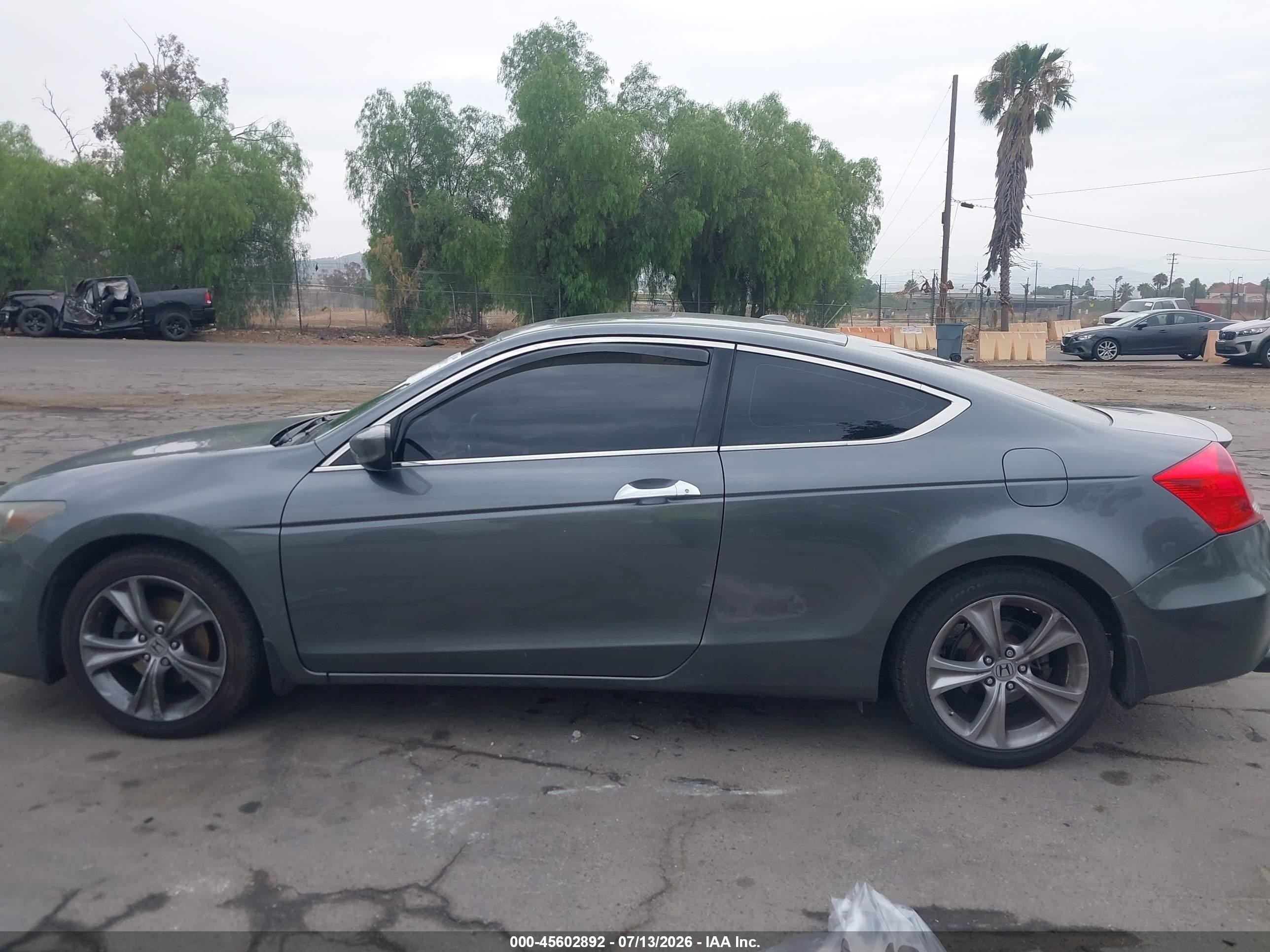 2012 Honda Accord 3.5 Ex-l Gray vin: 1HGCS2B84CA007992