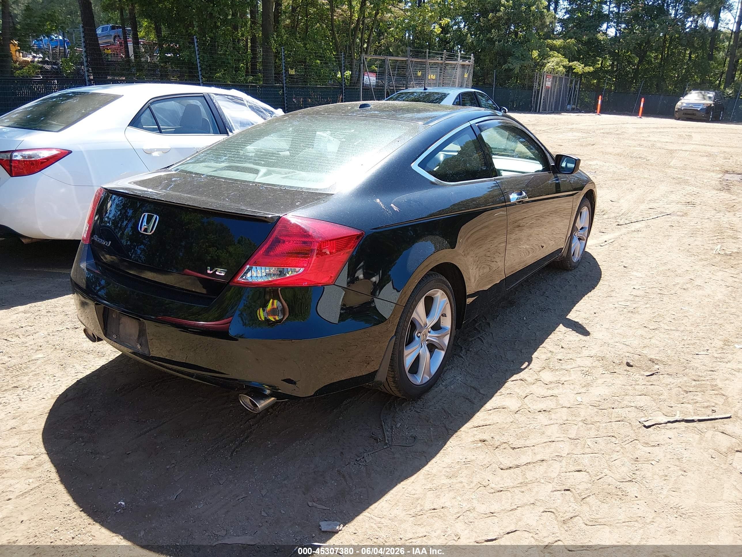 2012 Honda Accord 3.5 Ex-l Black vin: 1HGCS2B84CA011556