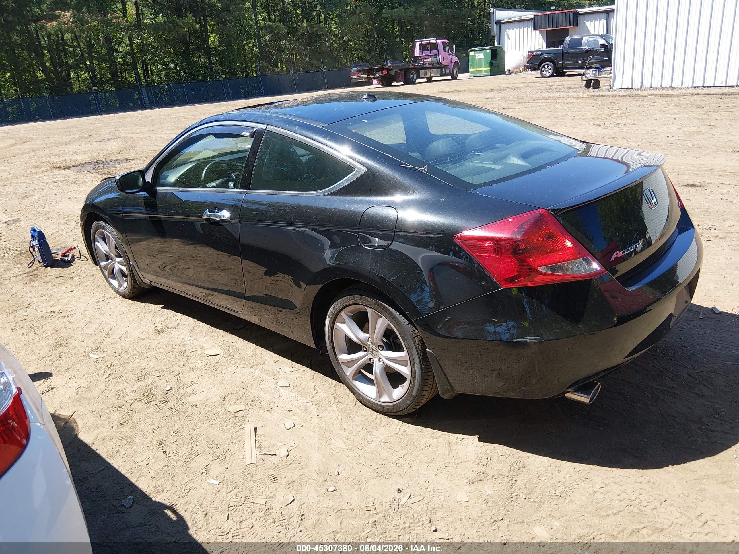 2012 Honda Accord 3.5 Ex-l Black vin: 1HGCS2B84CA011556