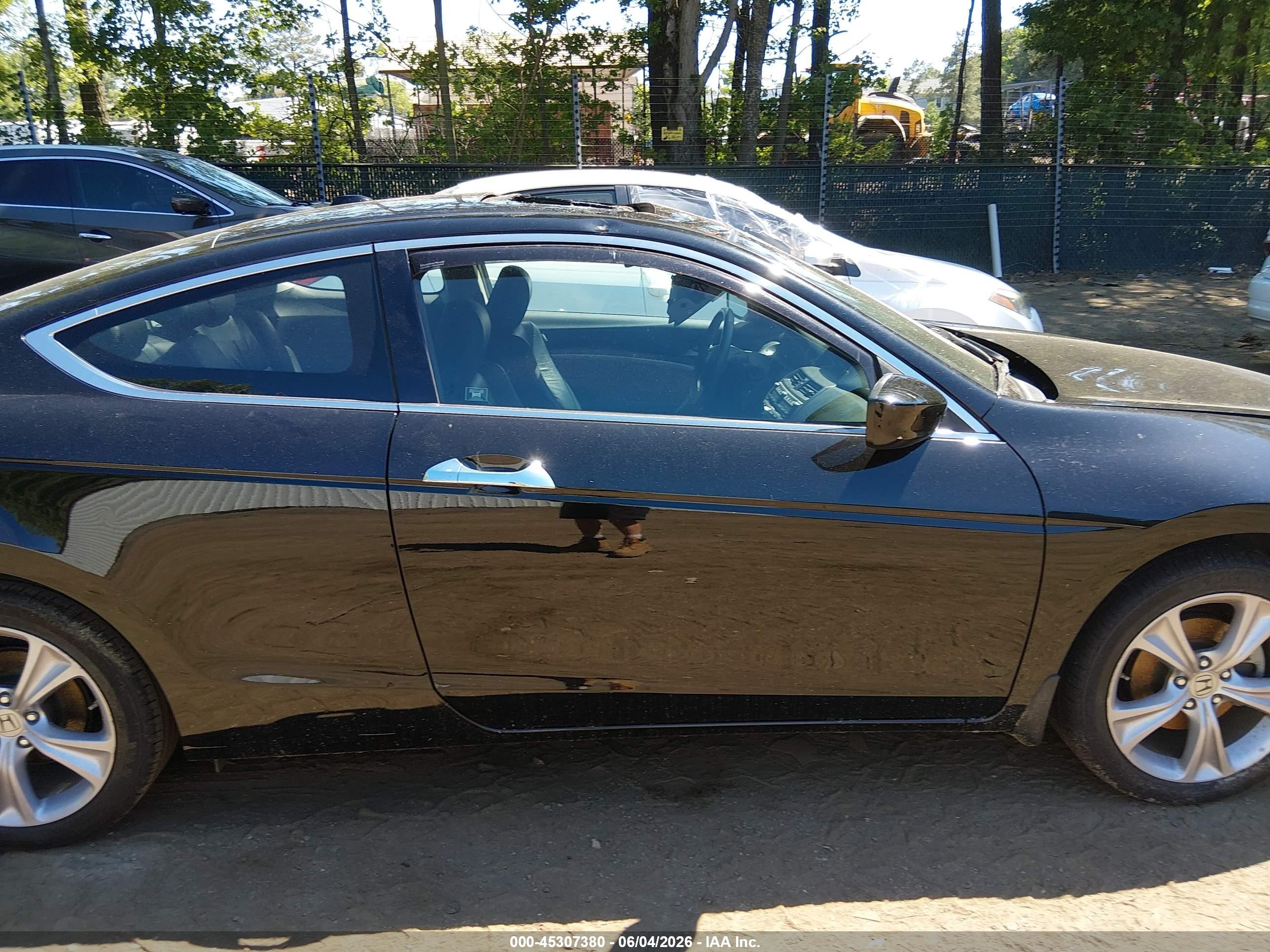 2012 Honda Accord 3.5 Ex-l Black vin: 1HGCS2B84CA011556