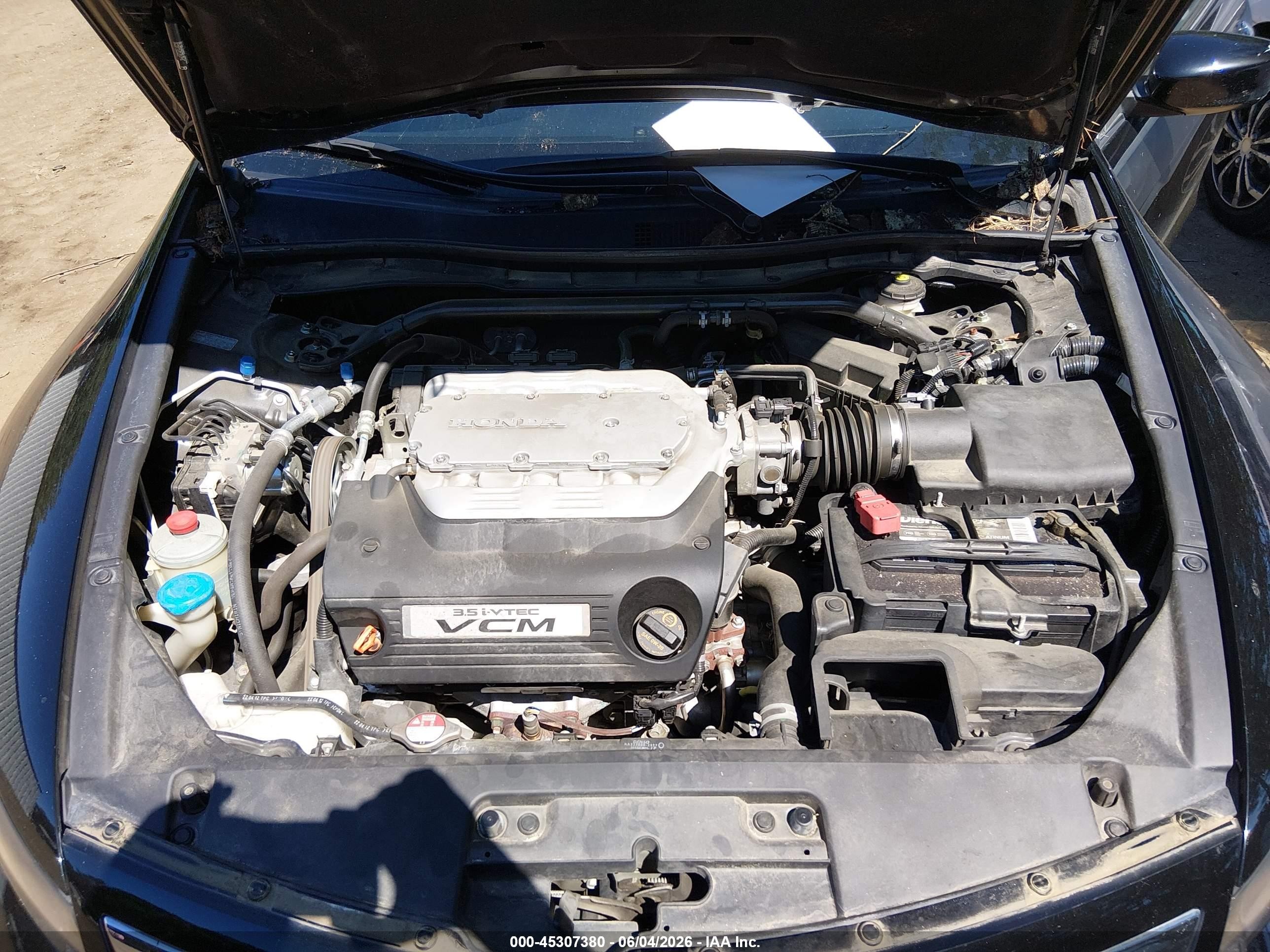 2012 Honda Accord 3.5 Ex-l Black vin: 1HGCS2B84CA011556