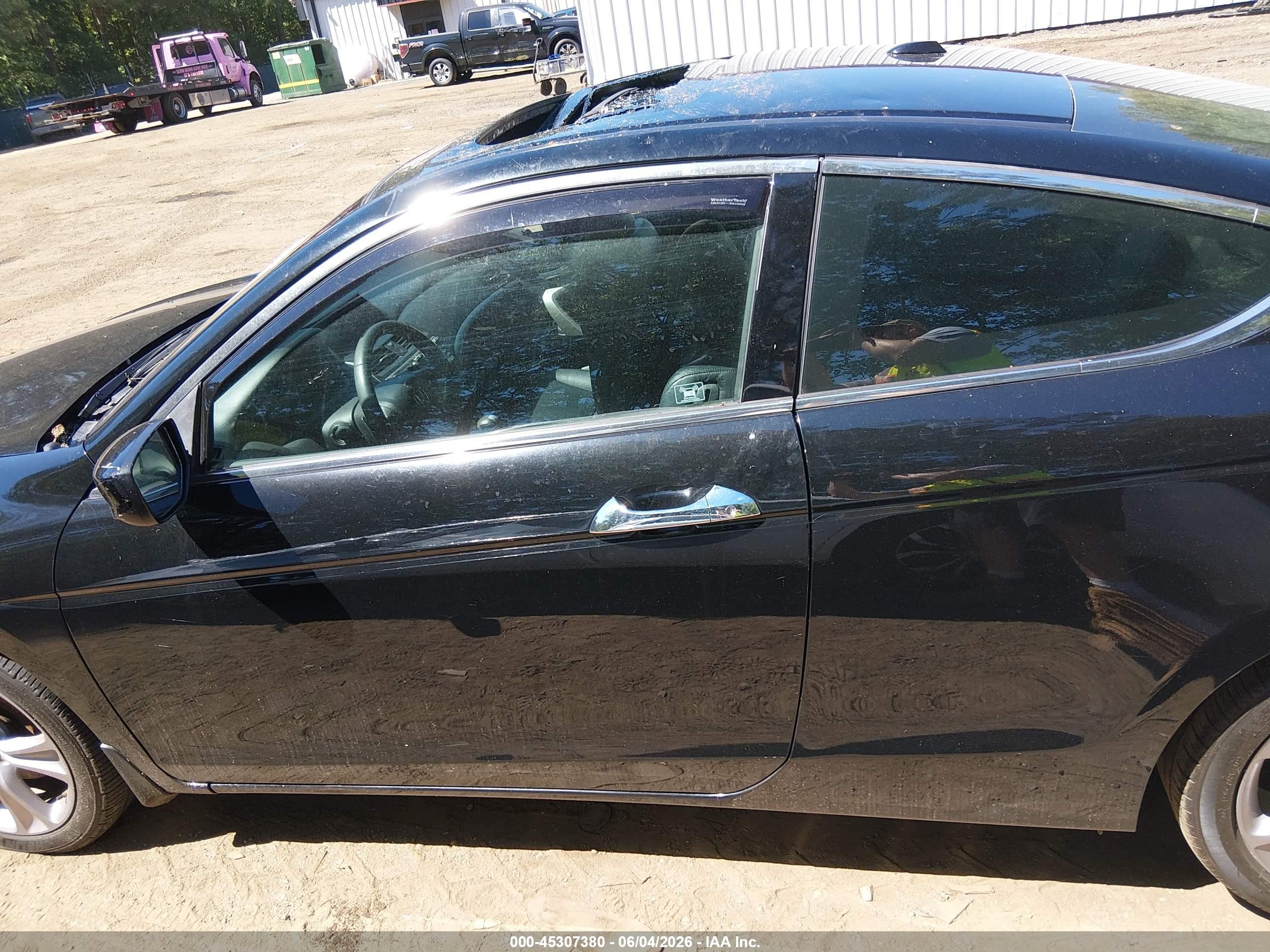 2012 Honda Accord 3.5 Ex-l Black vin: 1HGCS2B84CA011556