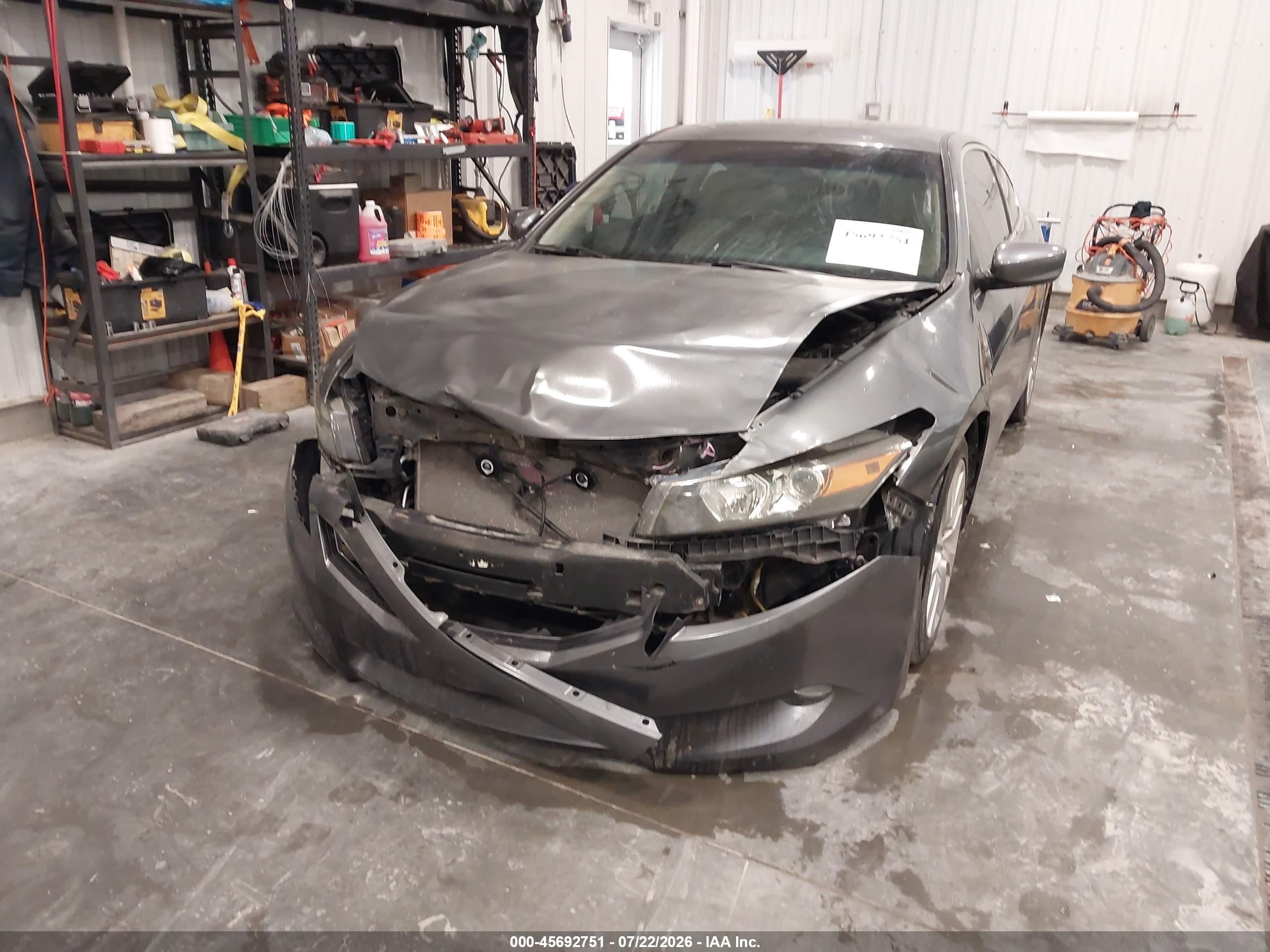 2010 Honda Accord 3.5 Ex-l Gray vin: 1HGCS2B85AA003771