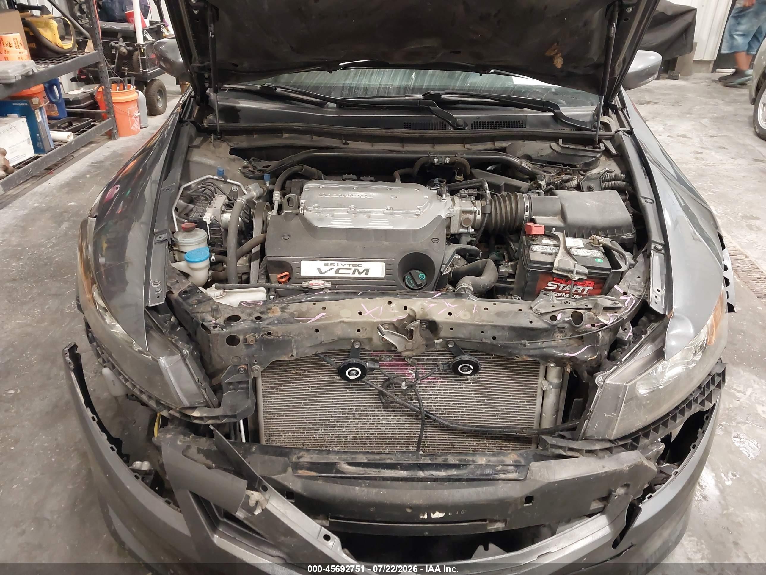 2010 Honda Accord 3.5 Ex-l Gray vin: 1HGCS2B85AA003771