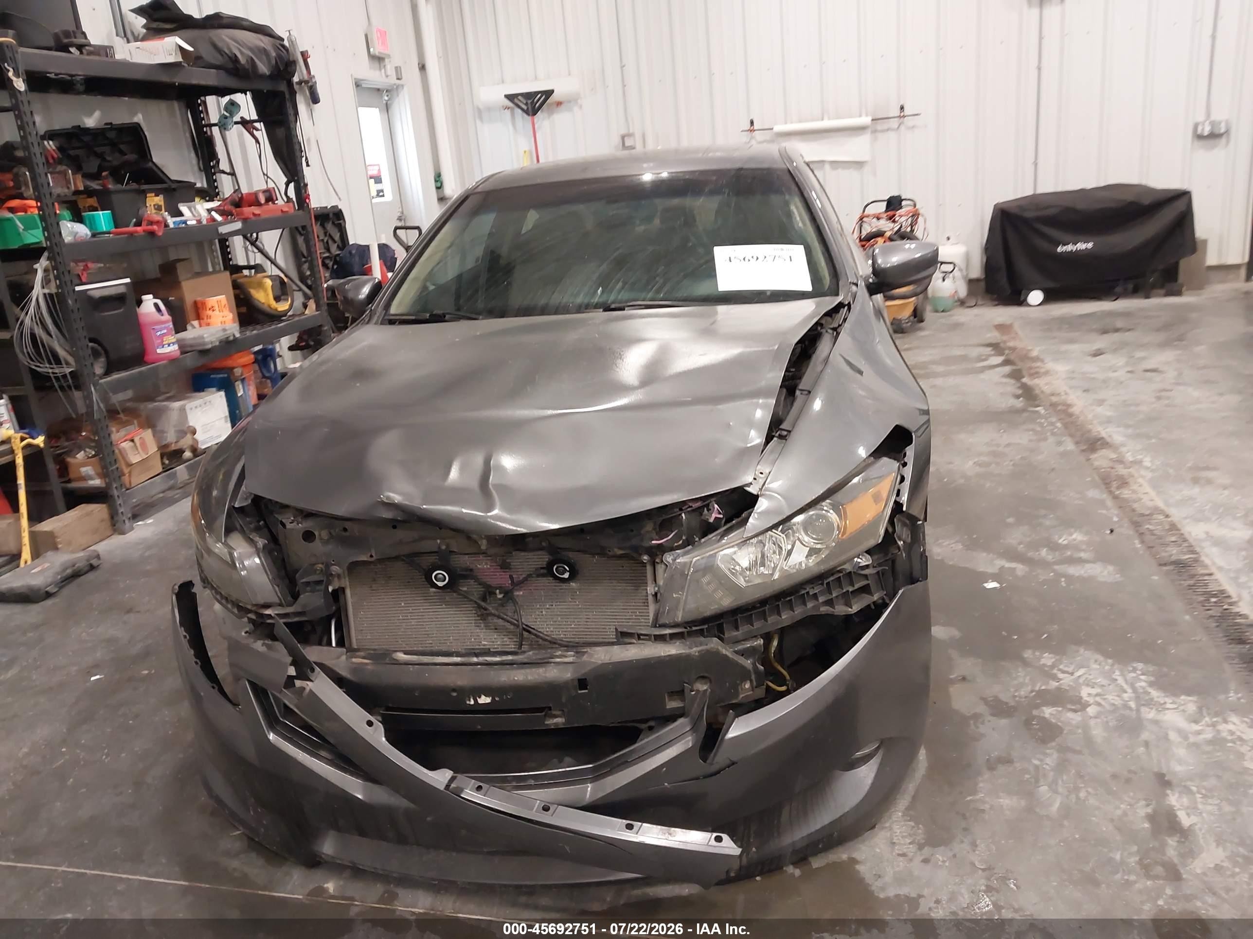 2010 Honda Accord 3.5 Ex-l Gray vin: 1HGCS2B85AA003771