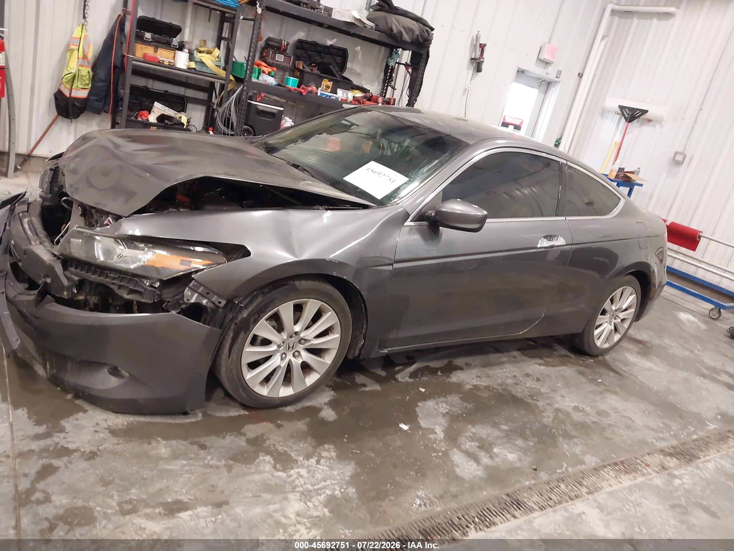2010 Honda Accord 3.5 Ex-l Gray vin: 1HGCS2B85AA003771