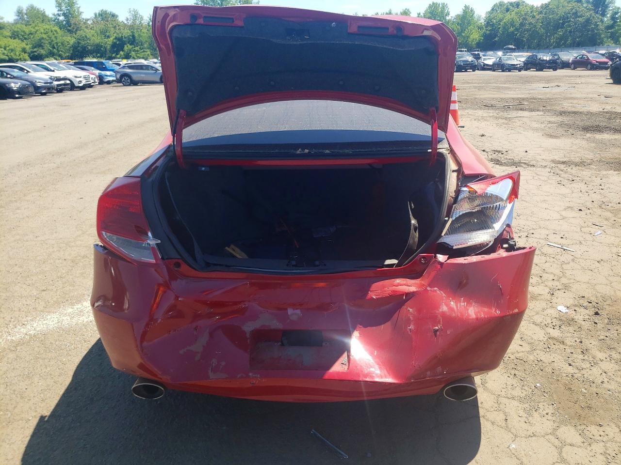 2012 Honda Accord Exl Красный vin: 1HGCS2B85CA004373