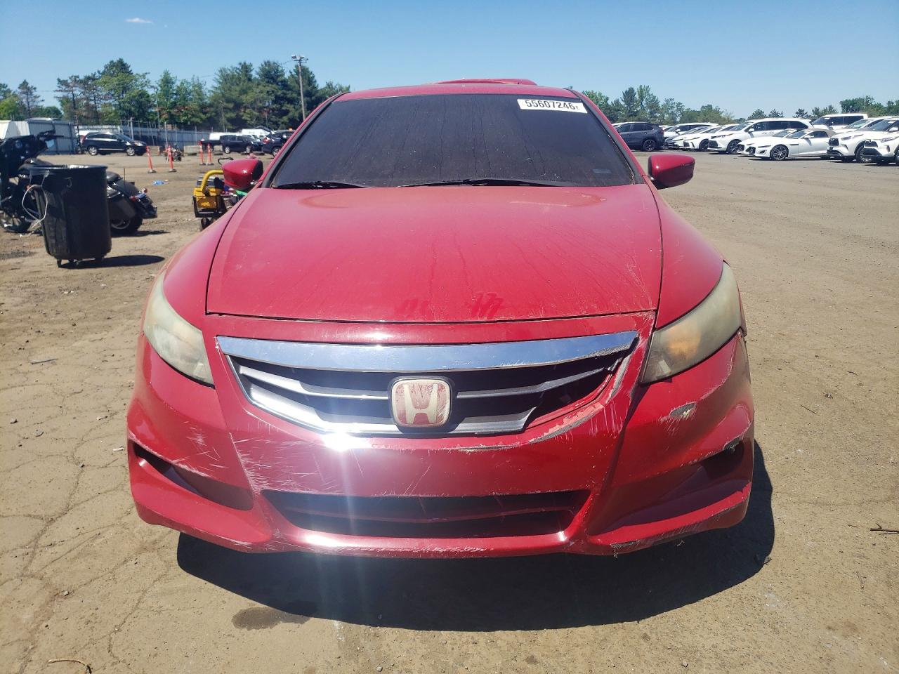 2012 Honda Accord Exl Красный vin: 1HGCS2B85CA004373