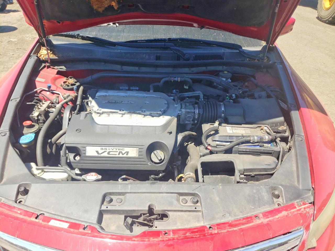 2012 Honda Accord Exl Красный vin: 1HGCS2B85CA004373