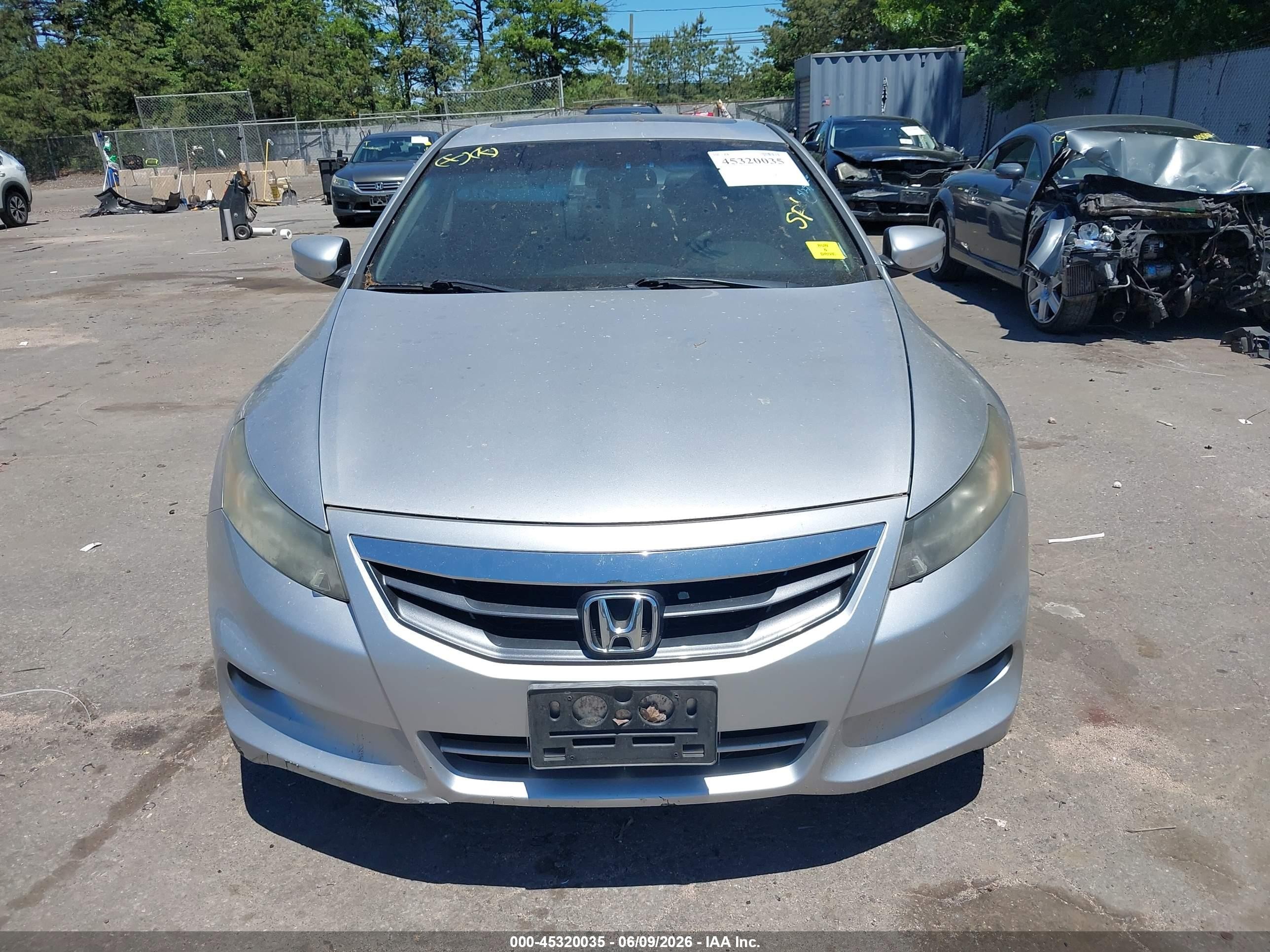 2012 Honda Accord 3.5 Ex-l Silver vin: 1HGCS2B85CA005054