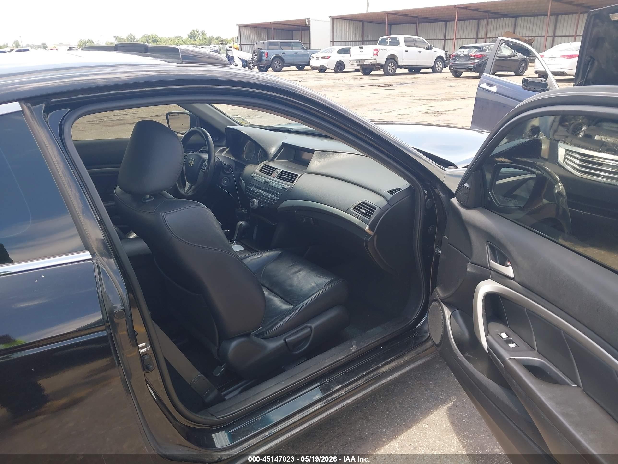 2012 Honda Accord 3.5 Ex-l Черный vin: 1HGCS2B85CA005376