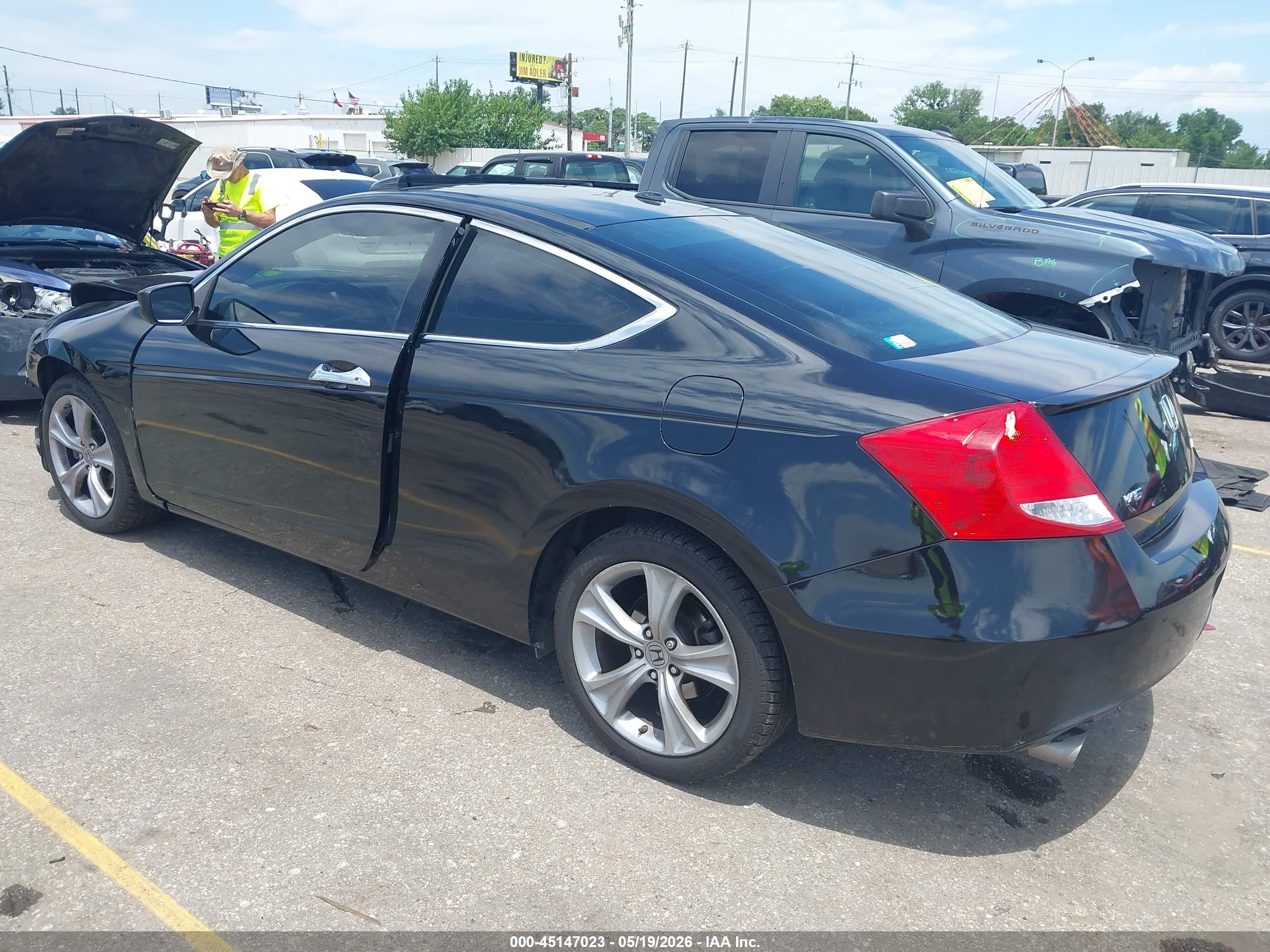 2012 Honda Accord 3.5 Ex-l Черный vin: 1HGCS2B85CA005376