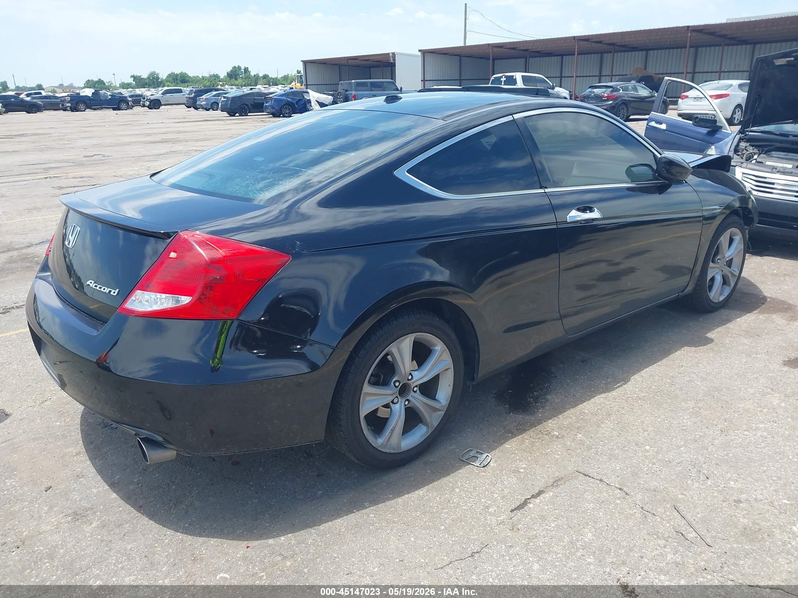 2012 Honda Accord 3.5 Ex-l Черный vin: 1HGCS2B85CA005376