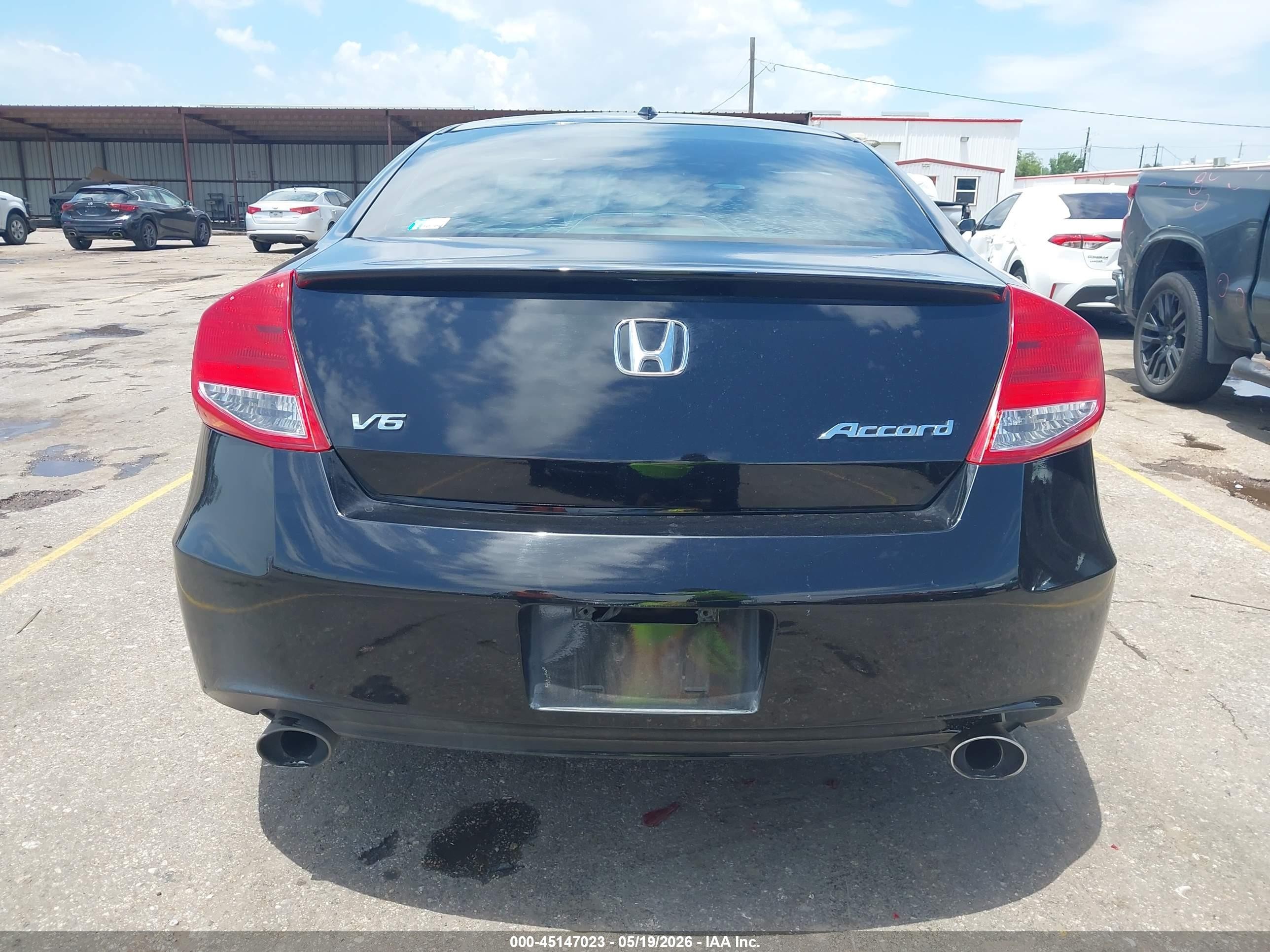 2012 Honda Accord 3.5 Ex-l Черный vin: 1HGCS2B85CA005376