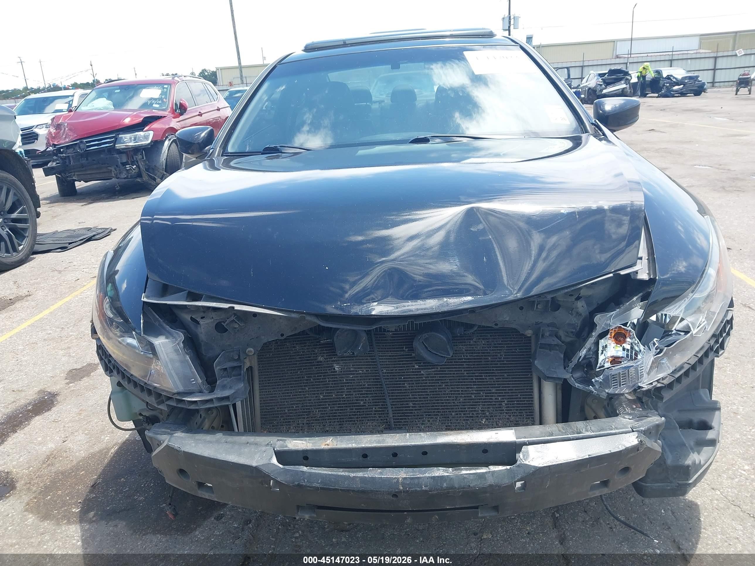 2012 Honda Accord 3.5 Ex-l Черный vin: 1HGCS2B85CA005376