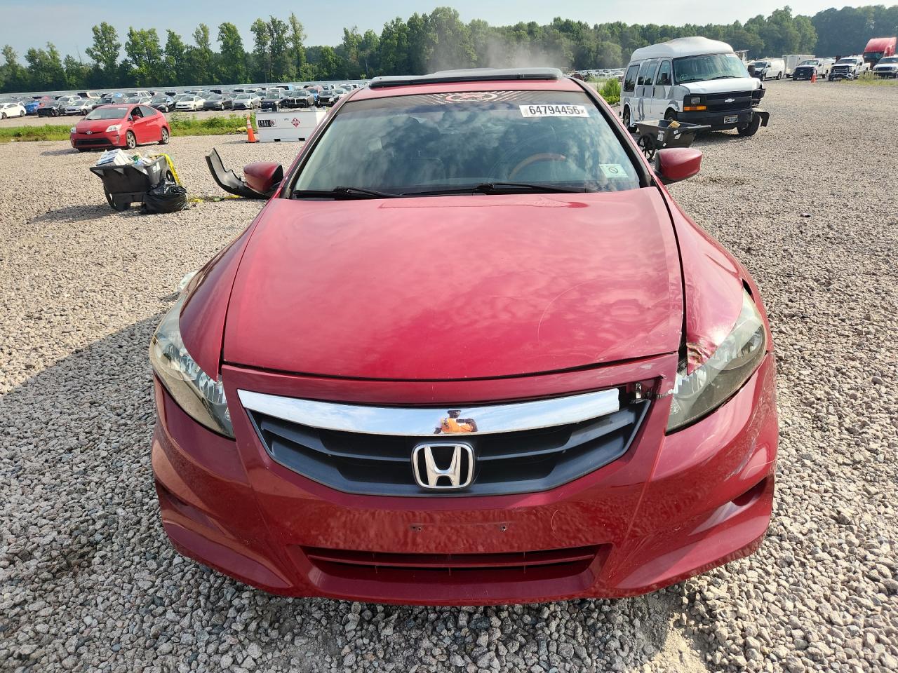 2011 Honda Accord Exl Red vin: 1HGCS2B86BA003943
