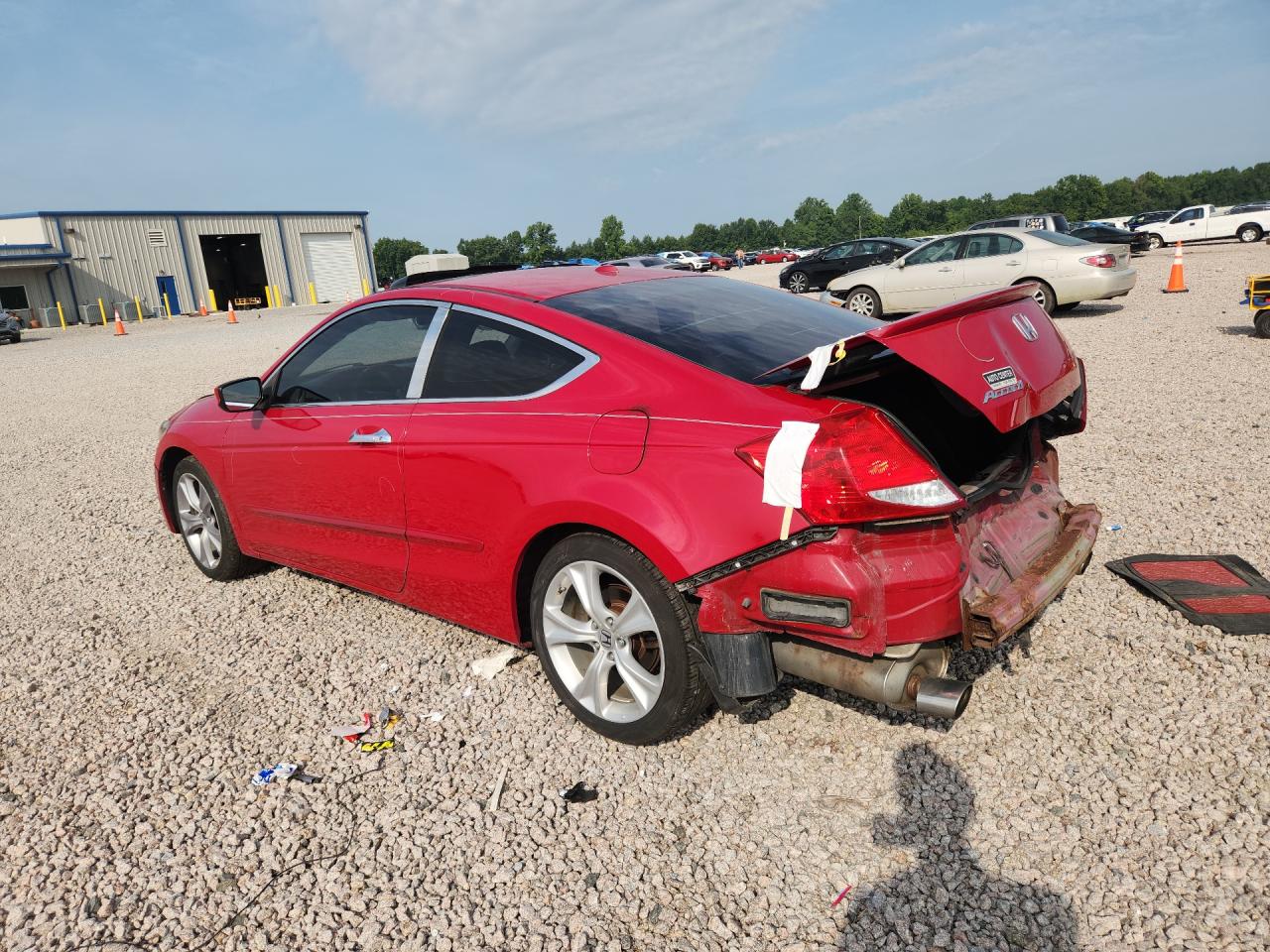 2011 Honda Accord Exl Red vin: 1HGCS2B86BA003943