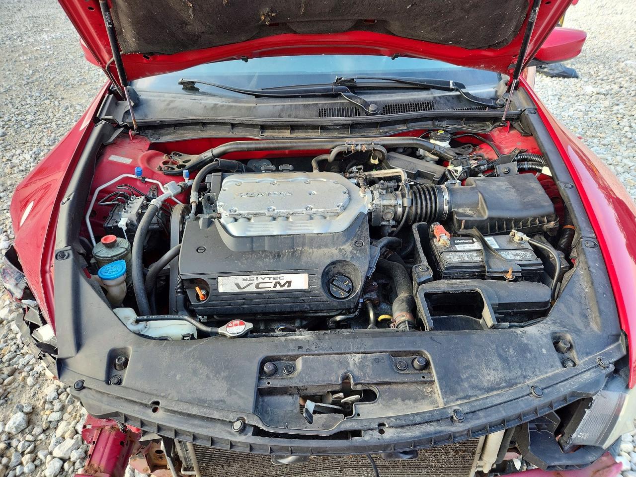 2011 Honda Accord Exl Red vin: 1HGCS2B86BA004686