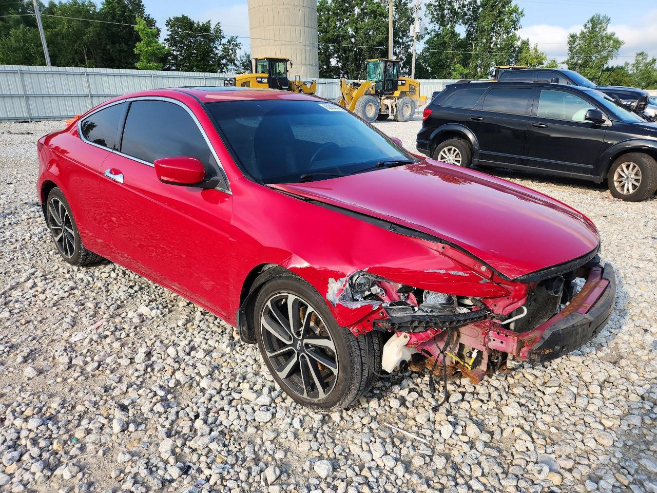 2011 Honda Accord Exl Red vin: 1HGCS2B86BA004686