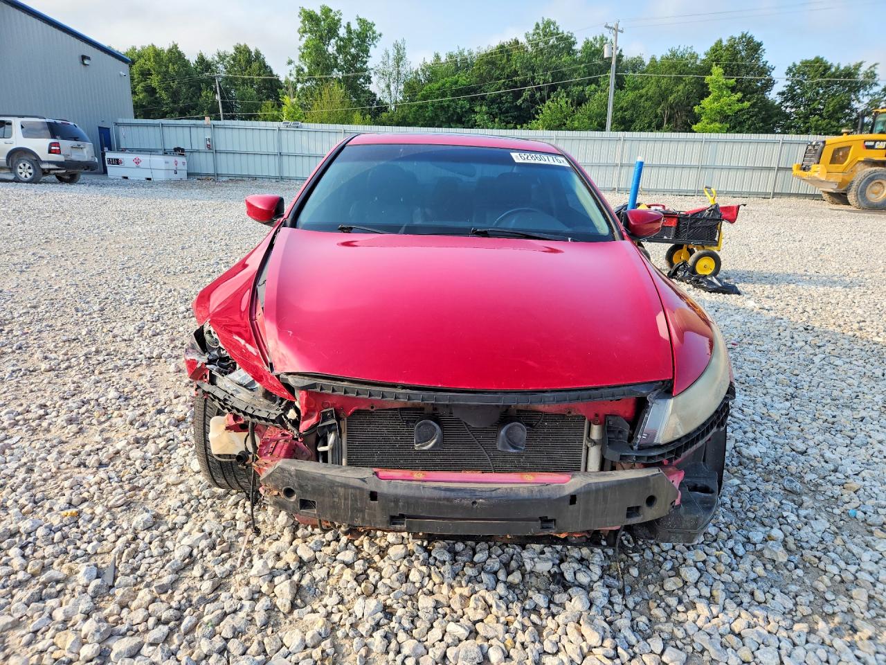 2011 Honda Accord Exl Red vin: 1HGCS2B86BA004686