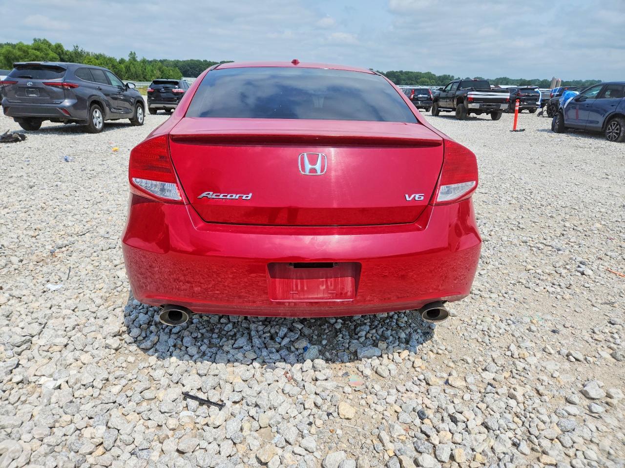 2011 Honda Accord Exl Red vin: 1HGCS2B86BA004686