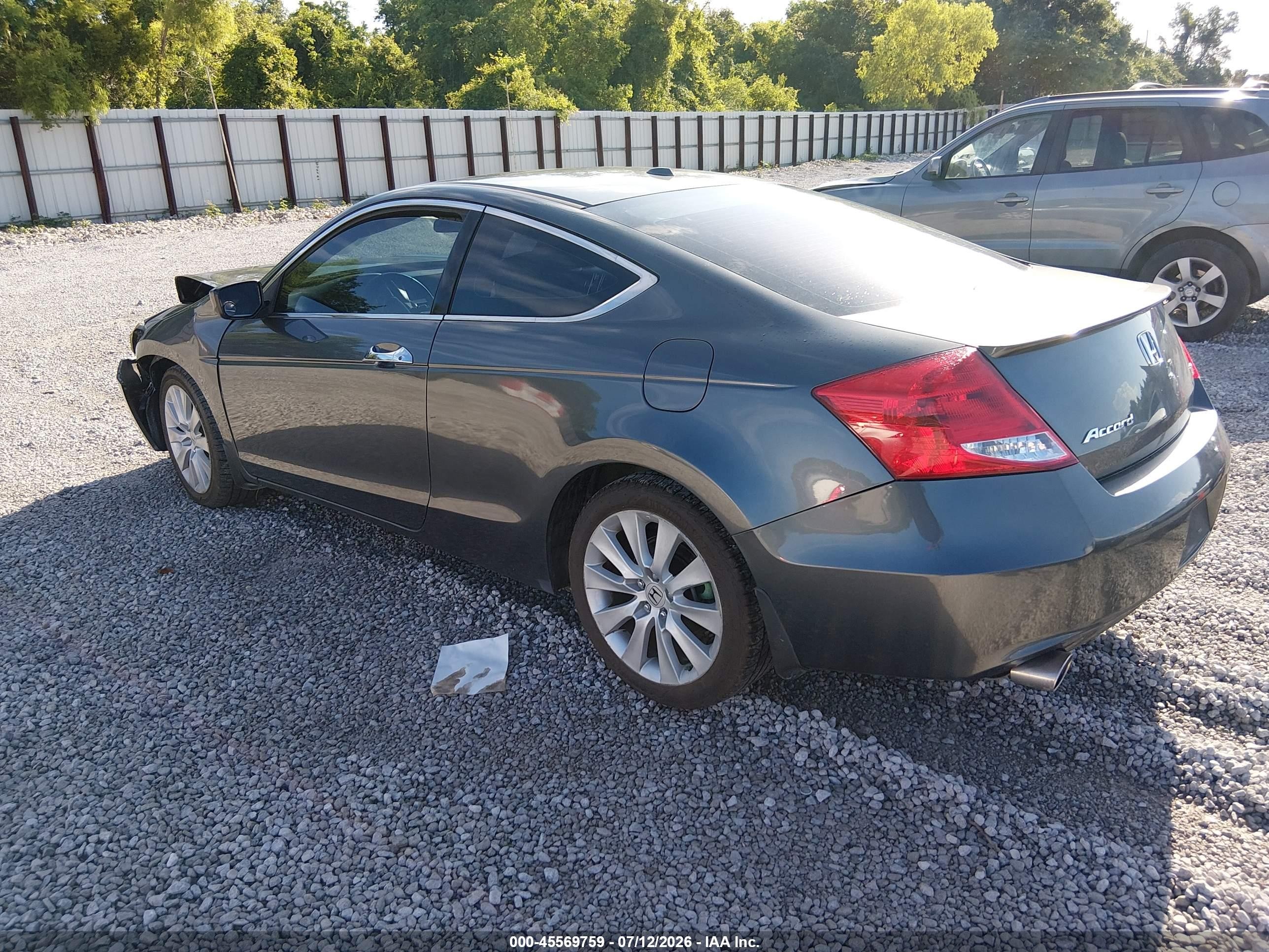 2012 Honda Accord 3.5 Ex-l Gray vin: 1HGCS2B86CA000946