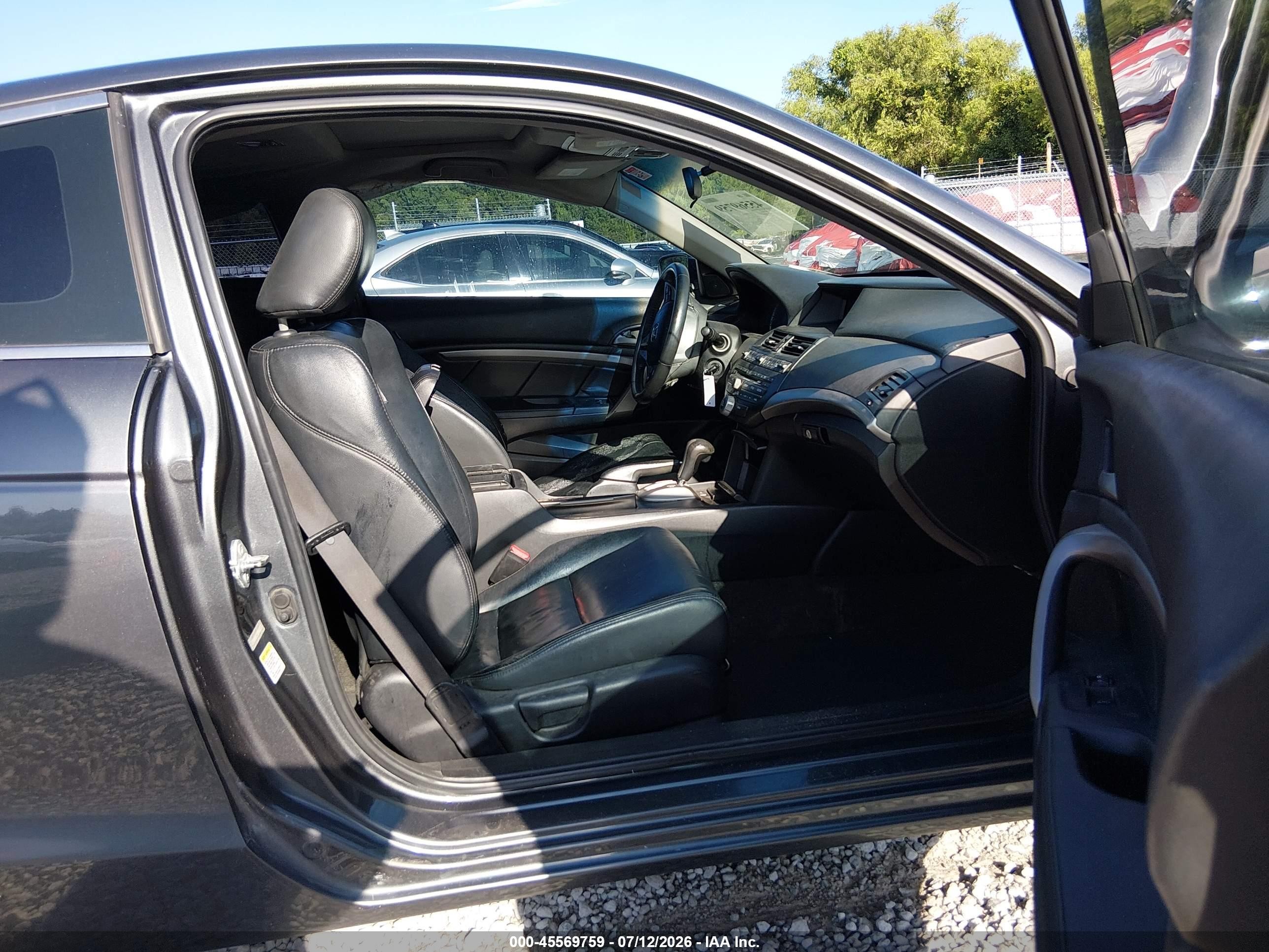 2012 Honda Accord 3.5 Ex-l Gray vin: 1HGCS2B86CA000946