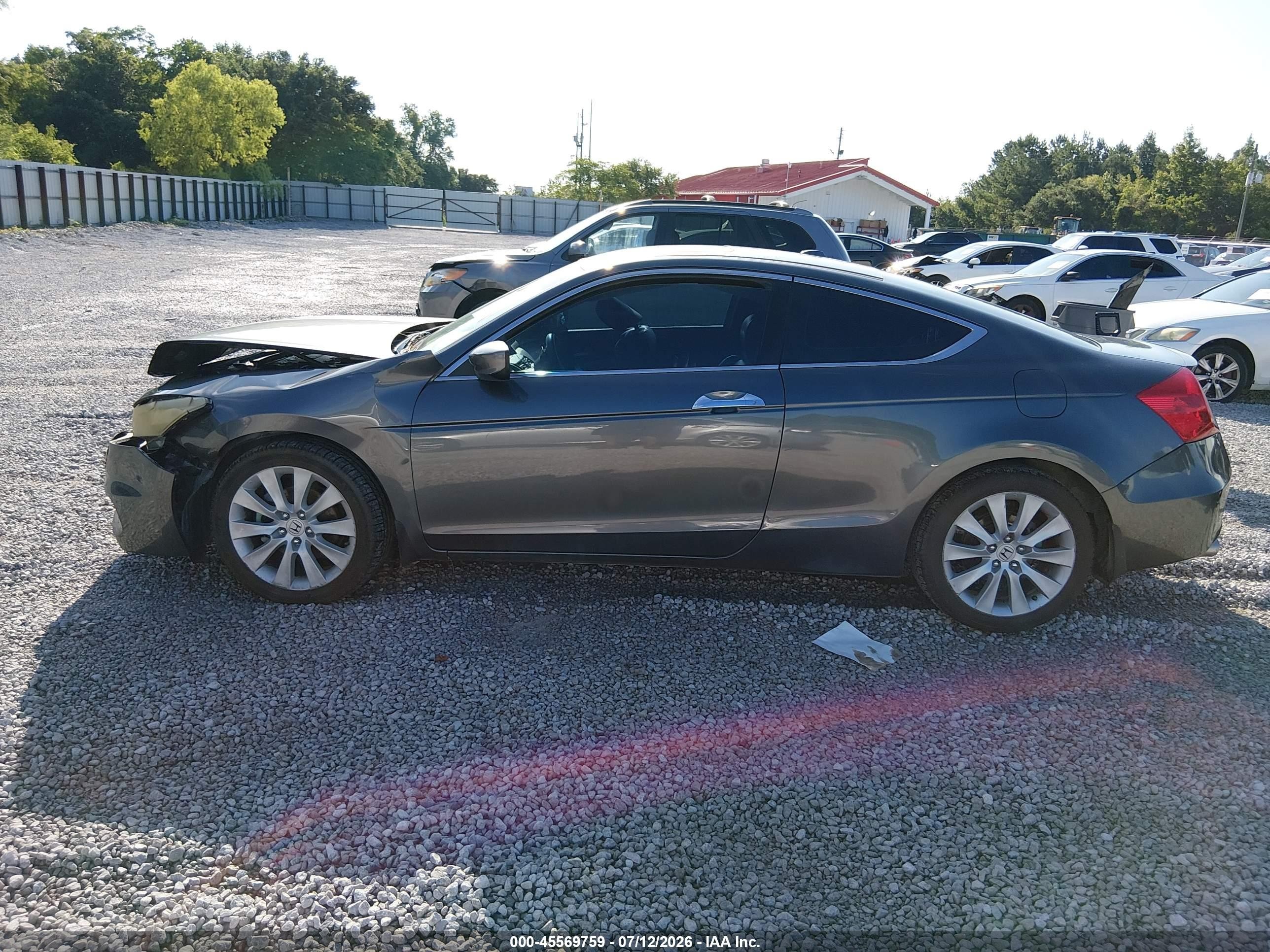 2012 Honda Accord 3.5 Ex-l Gray vin: 1HGCS2B86CA000946