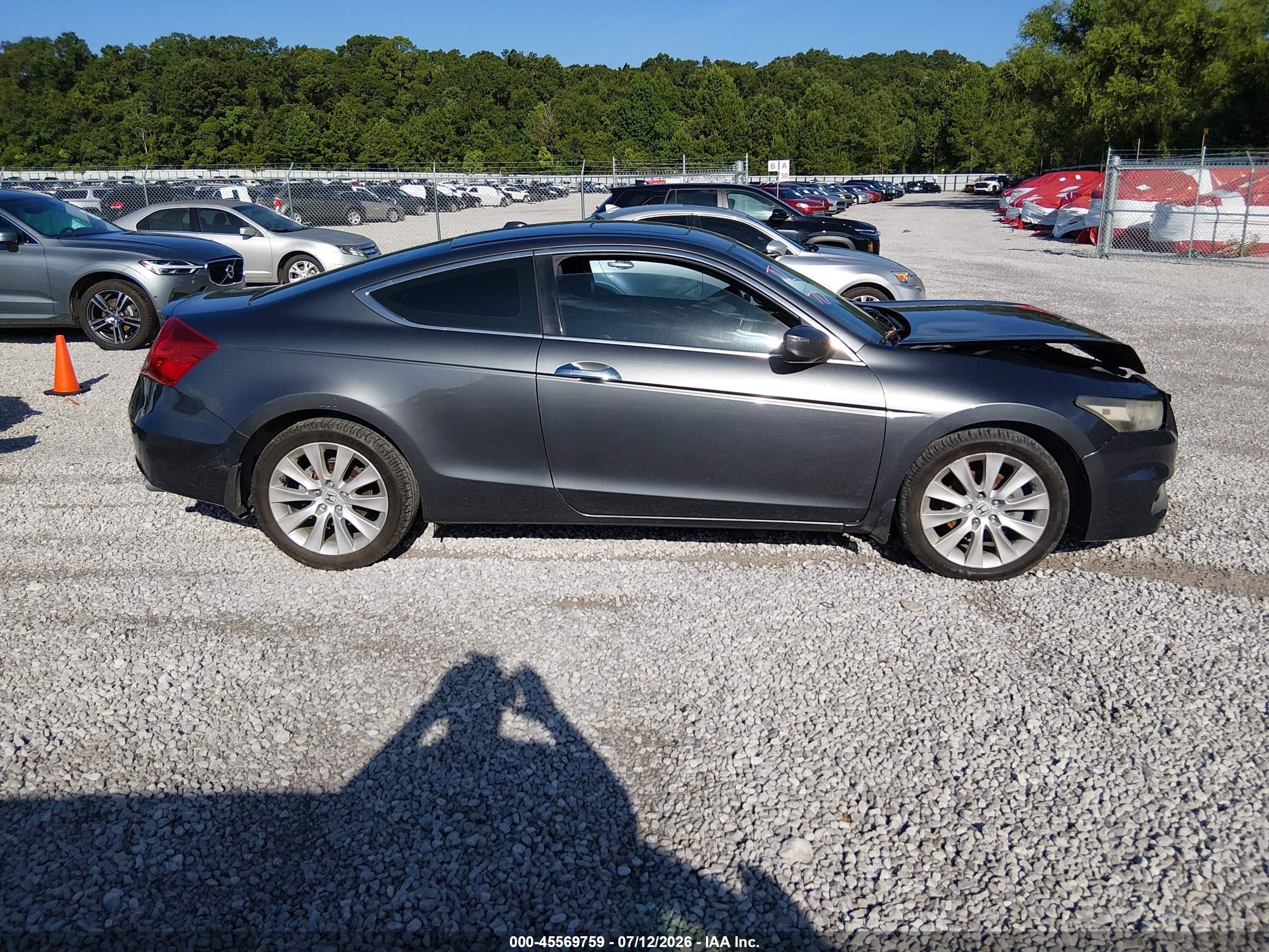2012 Honda Accord 3.5 Ex-l Gray vin: 1HGCS2B86CA000946