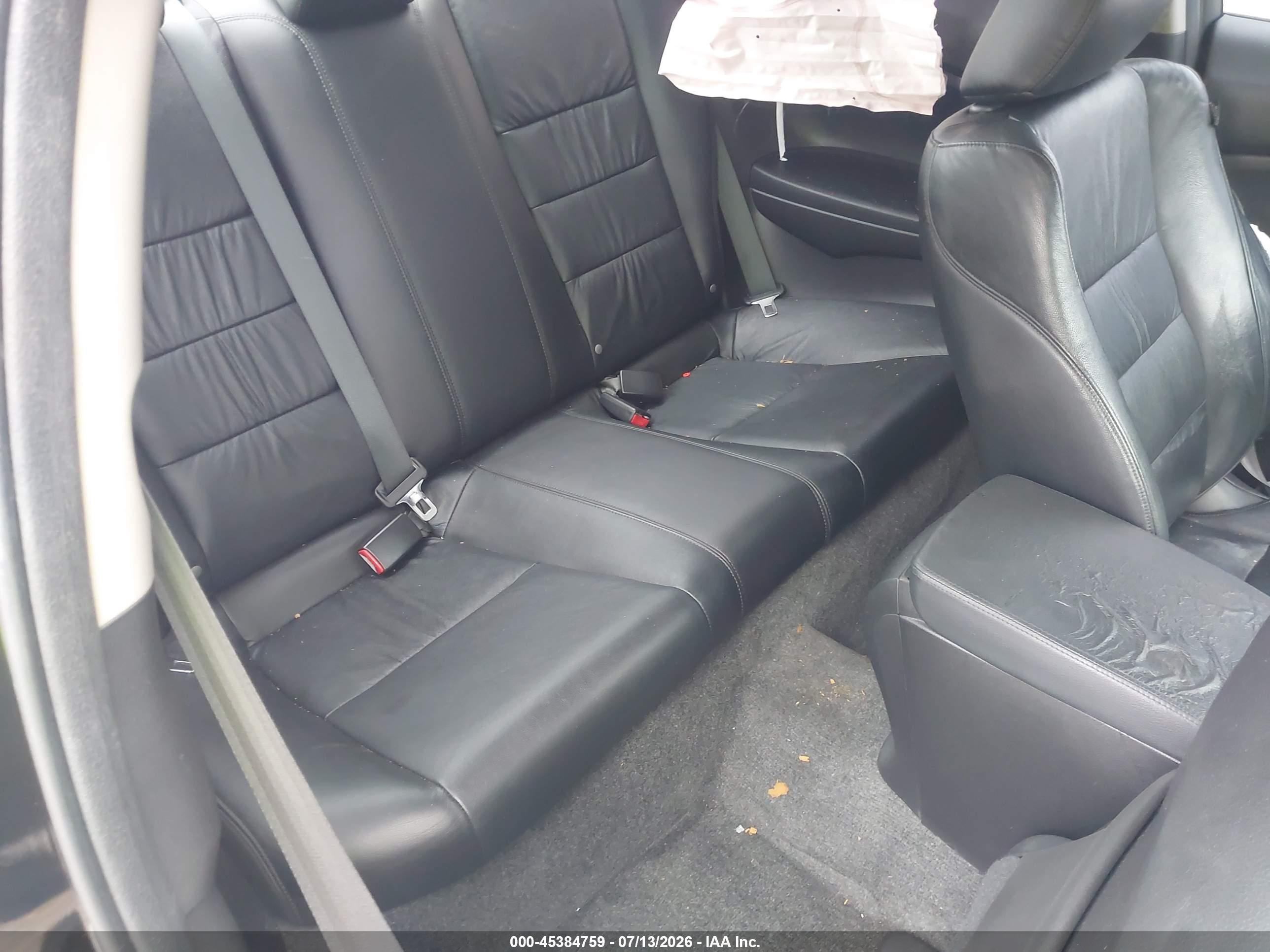 2012 Honda Accord 3.5 Ex-l Black vin: 1HGCS2B86CA006584