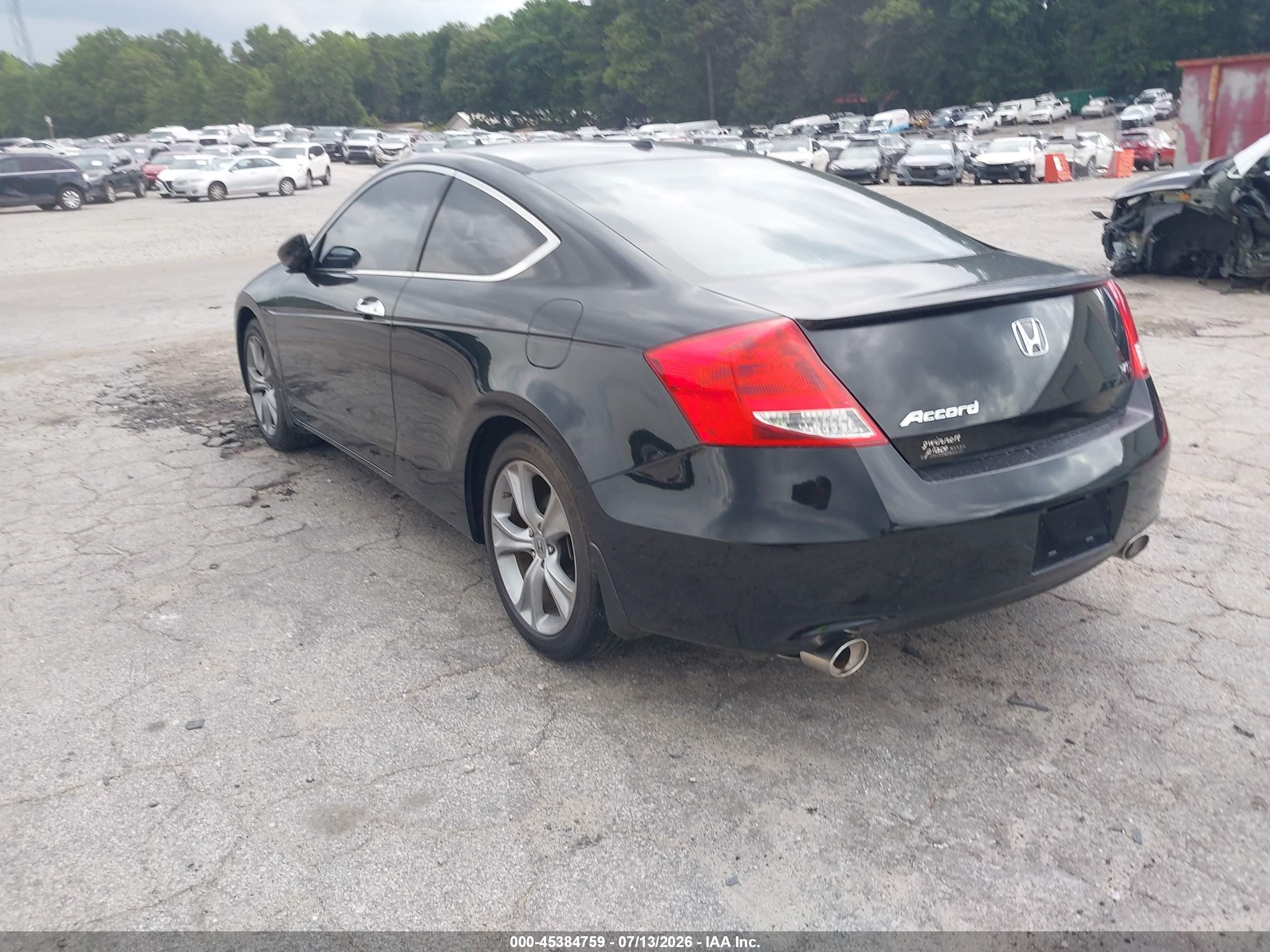 2012 Honda Accord 3.5 Ex-l Black vin: 1HGCS2B86CA006584