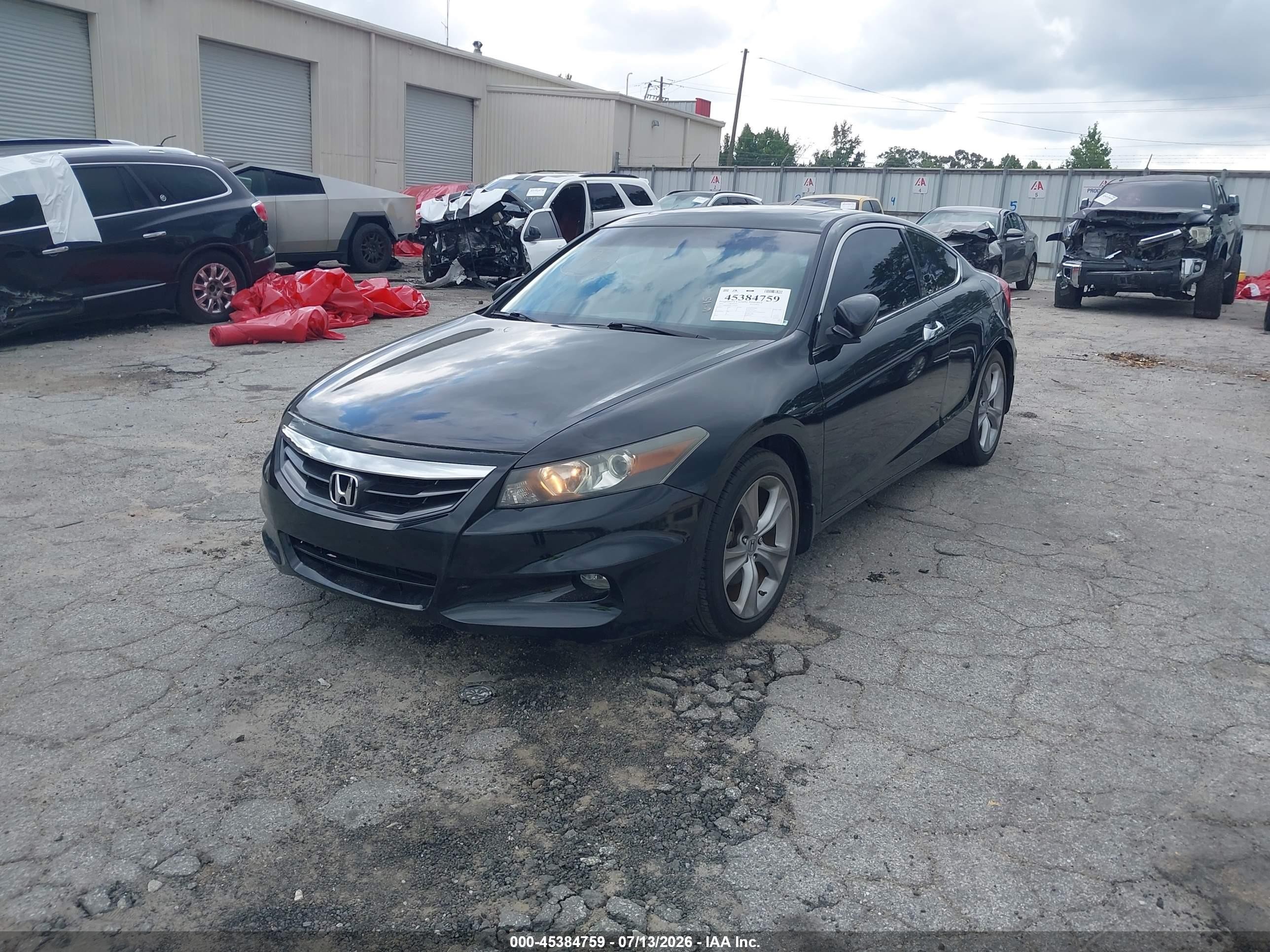 2012 Honda Accord 3.5 Ex-l Black vin: 1HGCS2B86CA006584