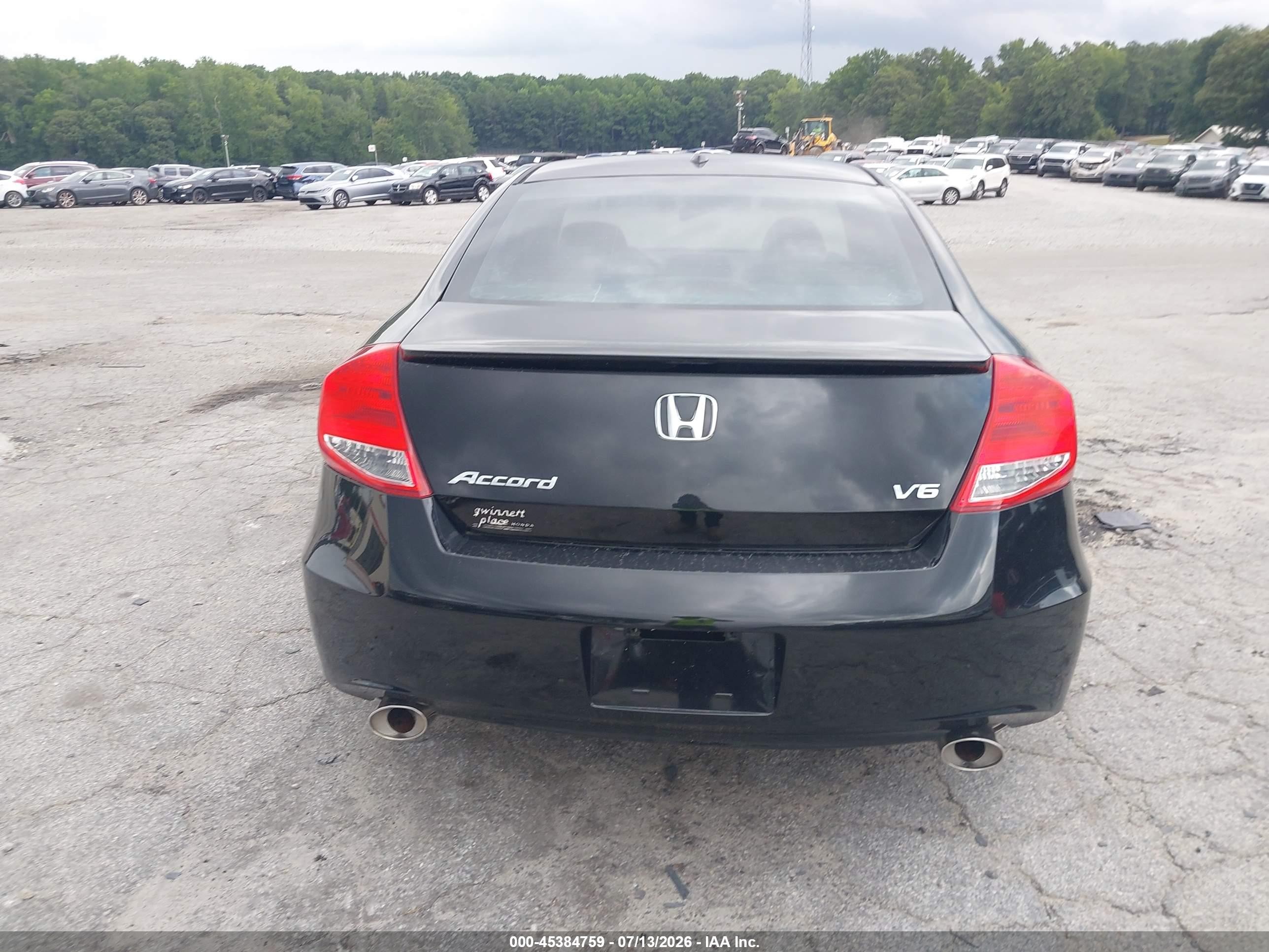 2012 Honda Accord 3.5 Ex-l Black vin: 1HGCS2B86CA006584