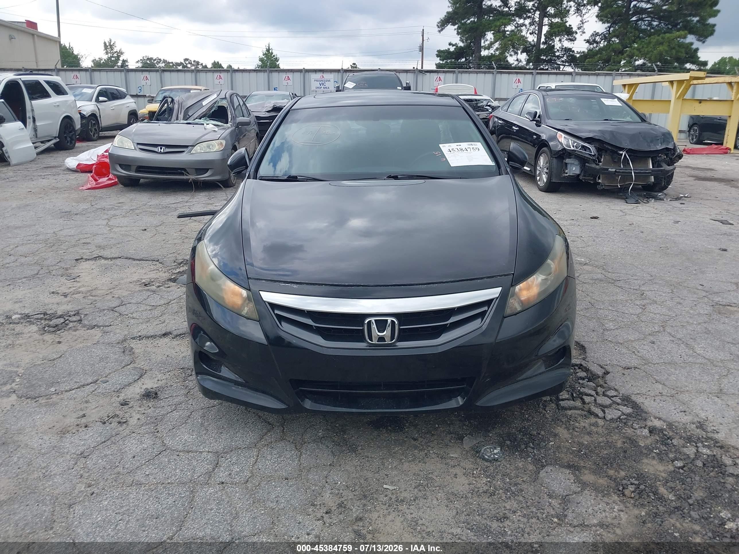2012 Honda Accord 3.5 Ex-l Black vin: 1HGCS2B86CA006584