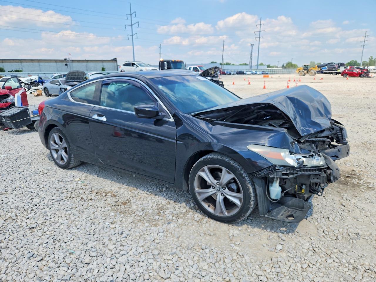 2012 Honda Accord Exl Black vin: 1HGCS2B86CA007332