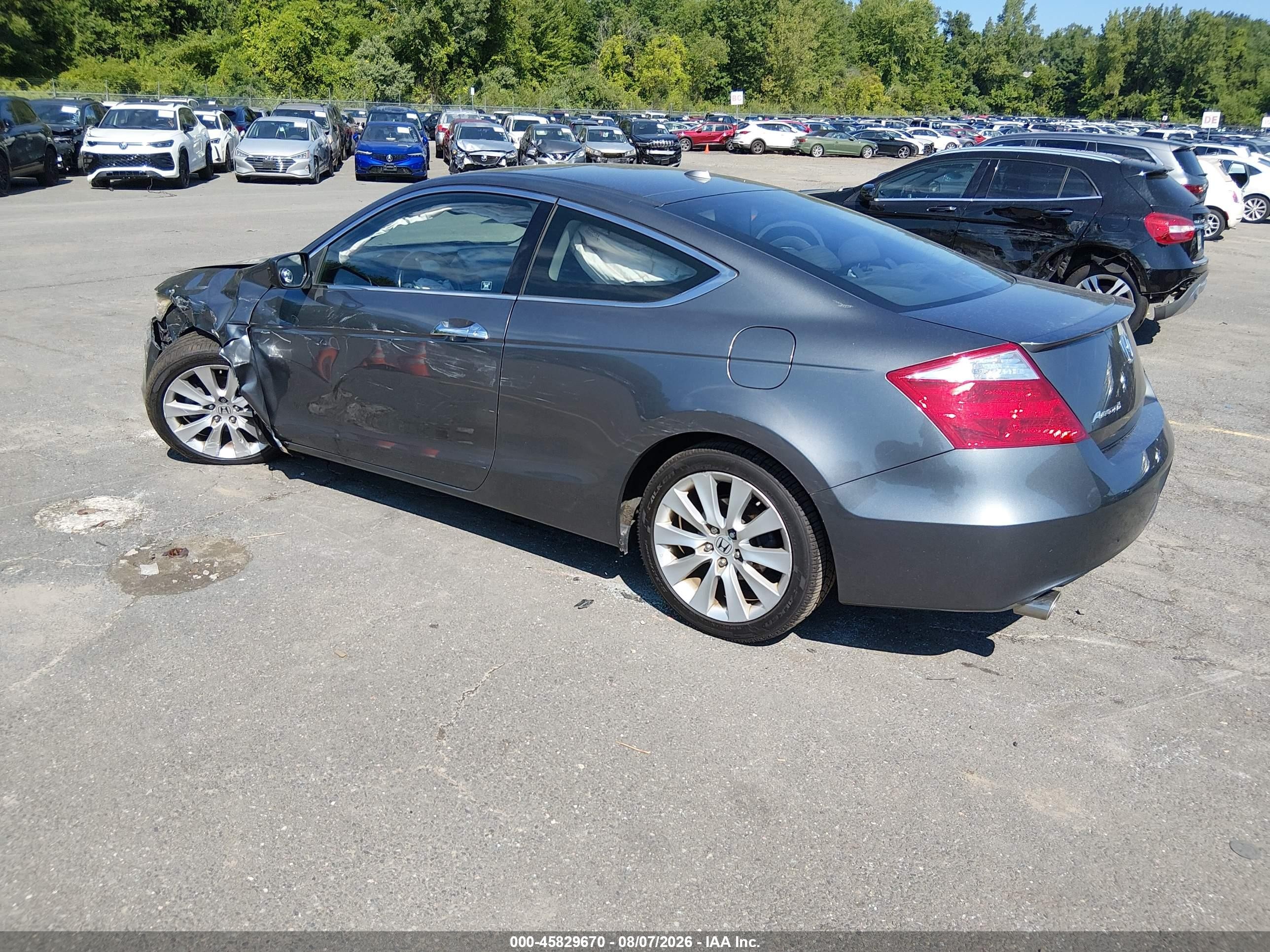 2010 Honda Accord 3.5 Ex-l Gray vin: 1HGCS2B87AA005280