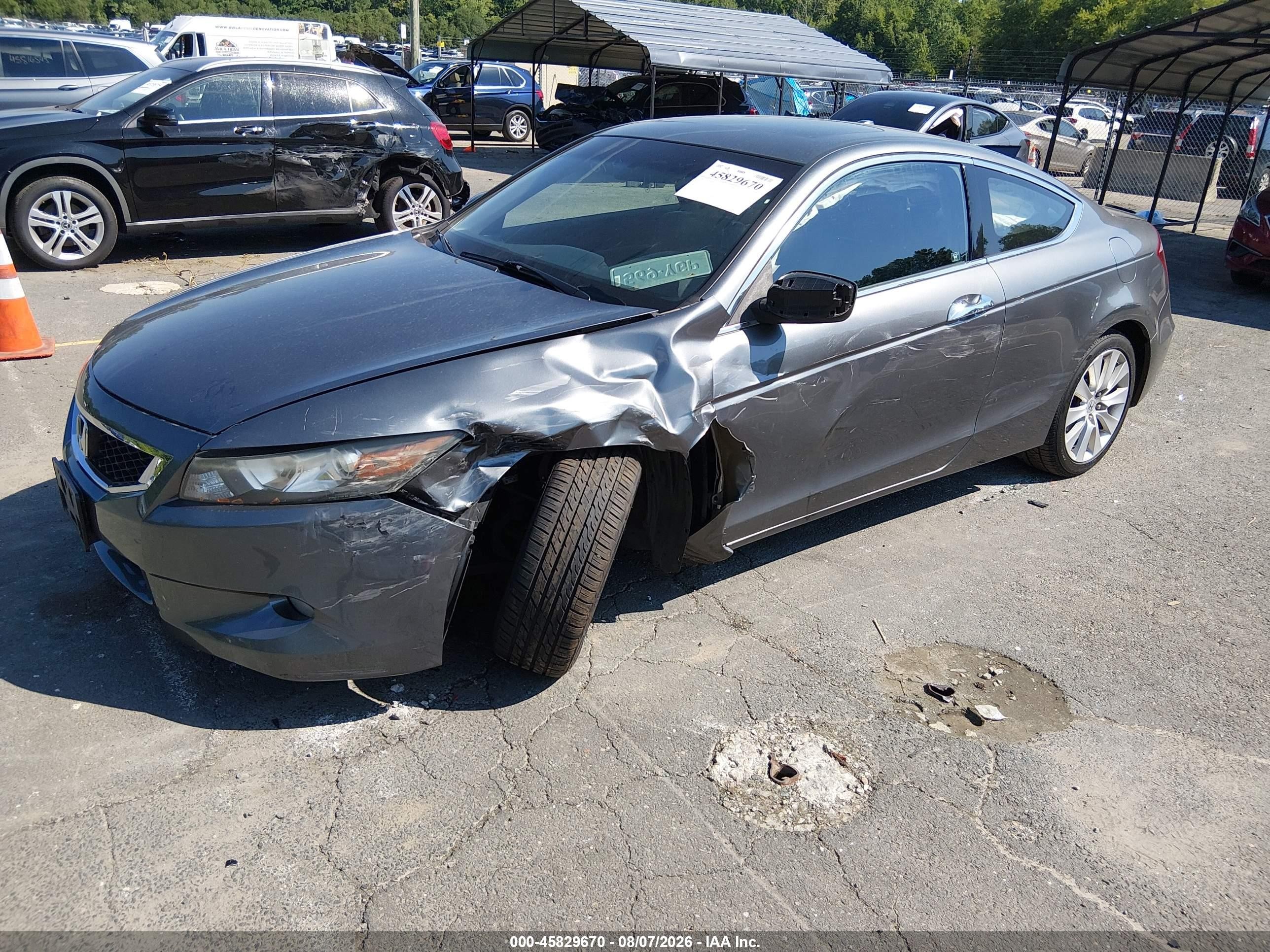2010 Honda Accord 3.5 Ex-l Gray vin: 1HGCS2B87AA005280