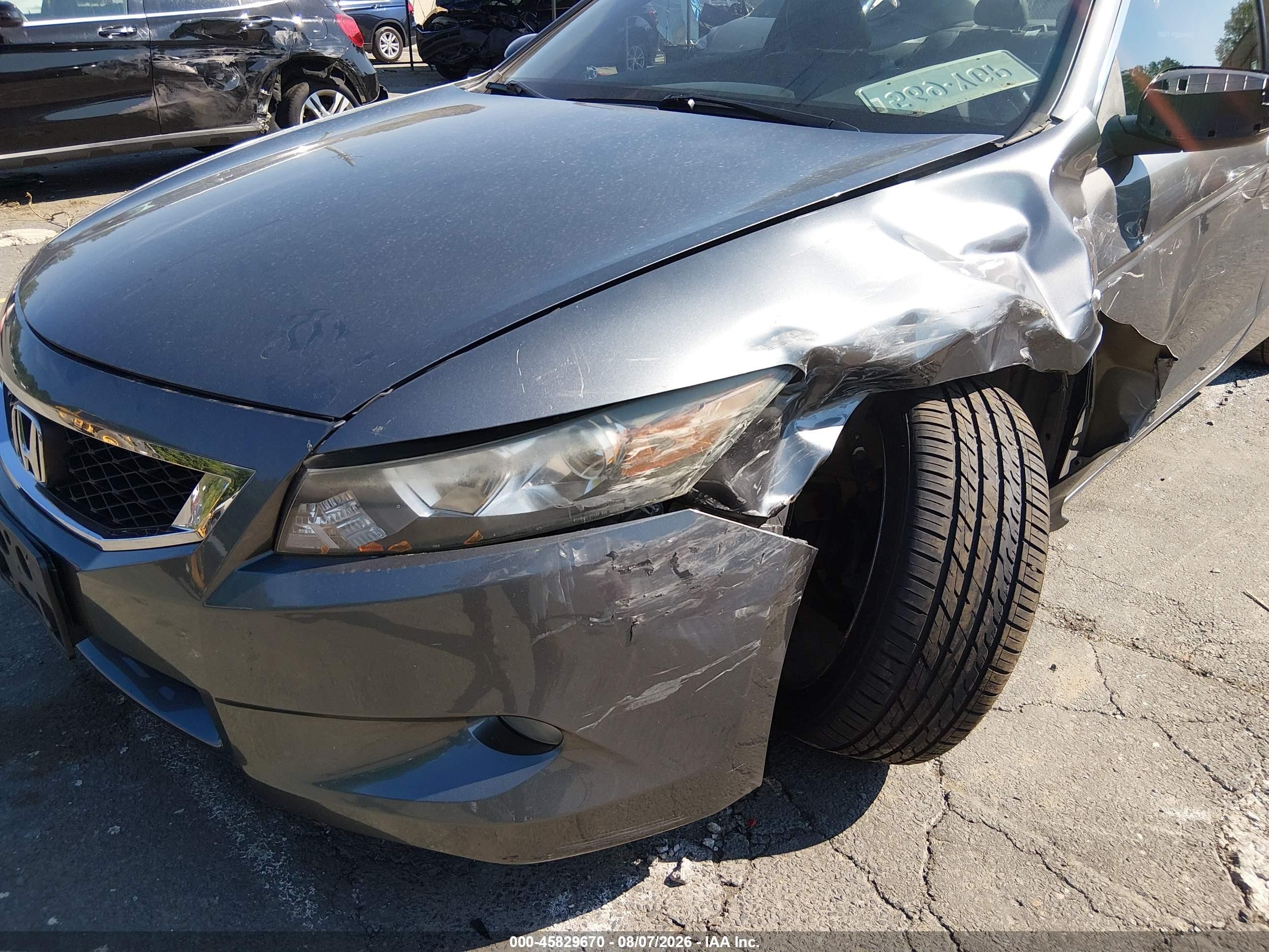 2010 Honda Accord 3.5 Ex-l Gray vin: 1HGCS2B87AA005280