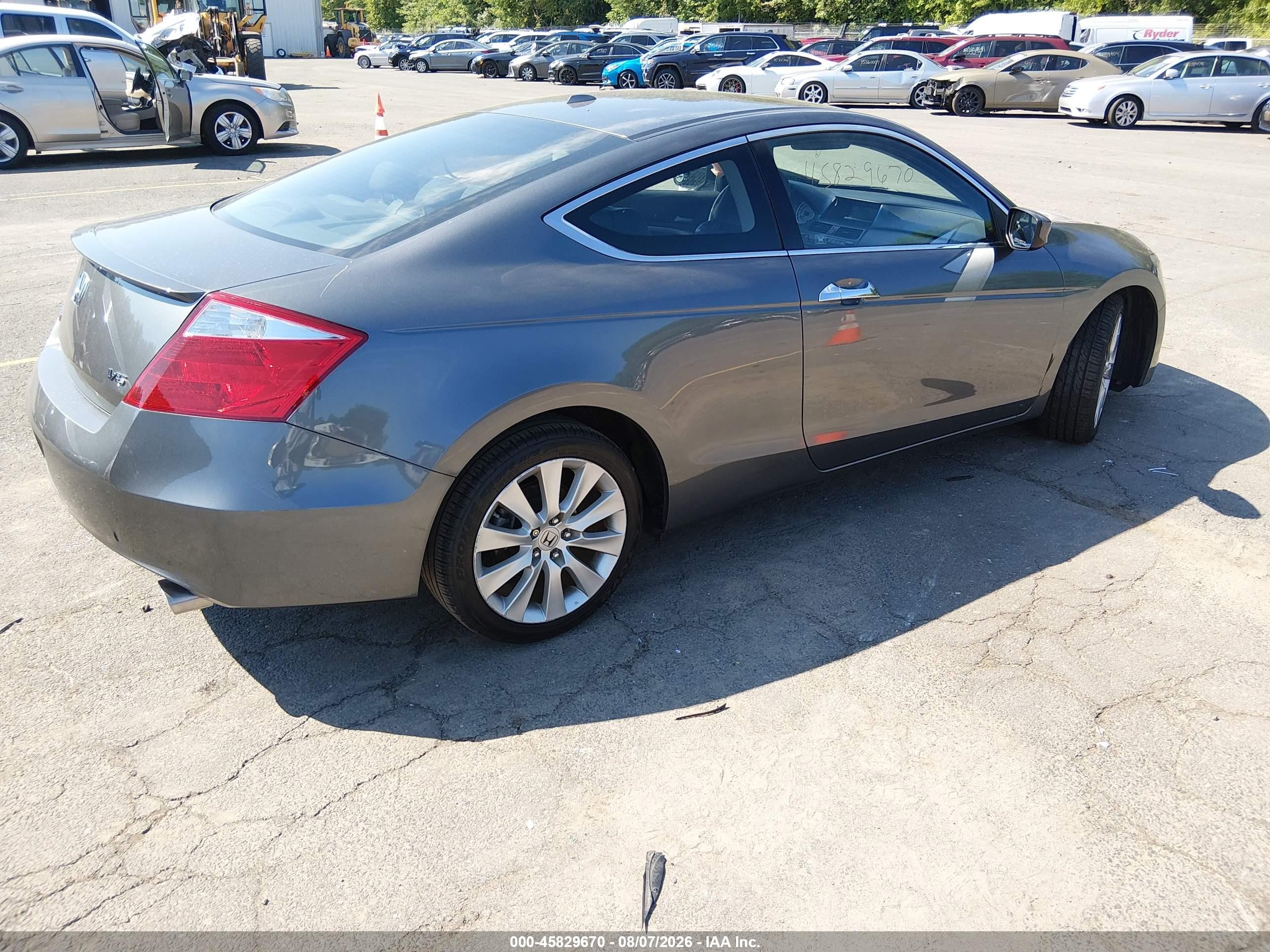2010 Honda Accord 3.5 Ex-l Gray vin: 1HGCS2B87AA005280