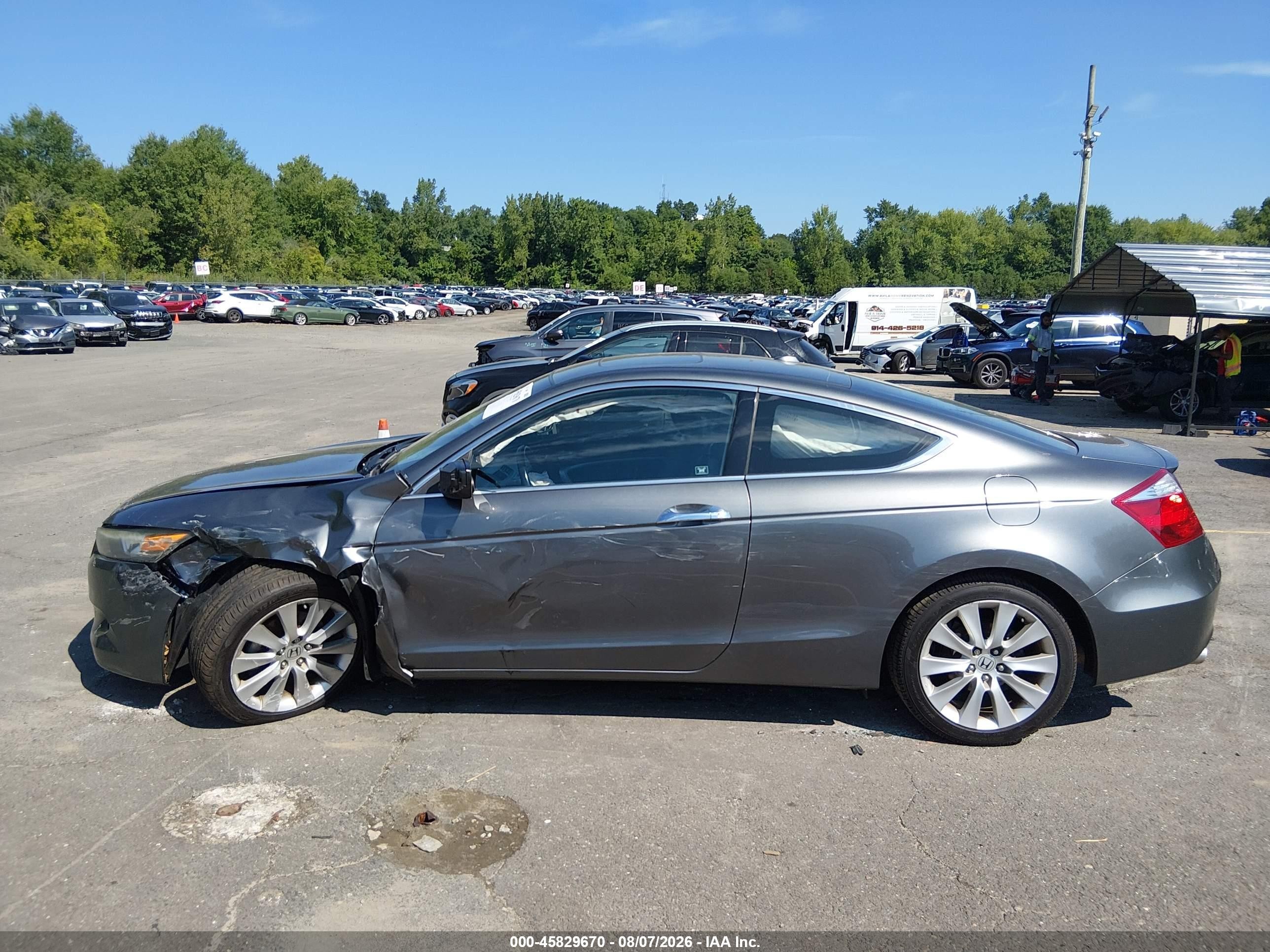 2010 Honda Accord 3.5 Ex-l Gray vin: 1HGCS2B87AA005280