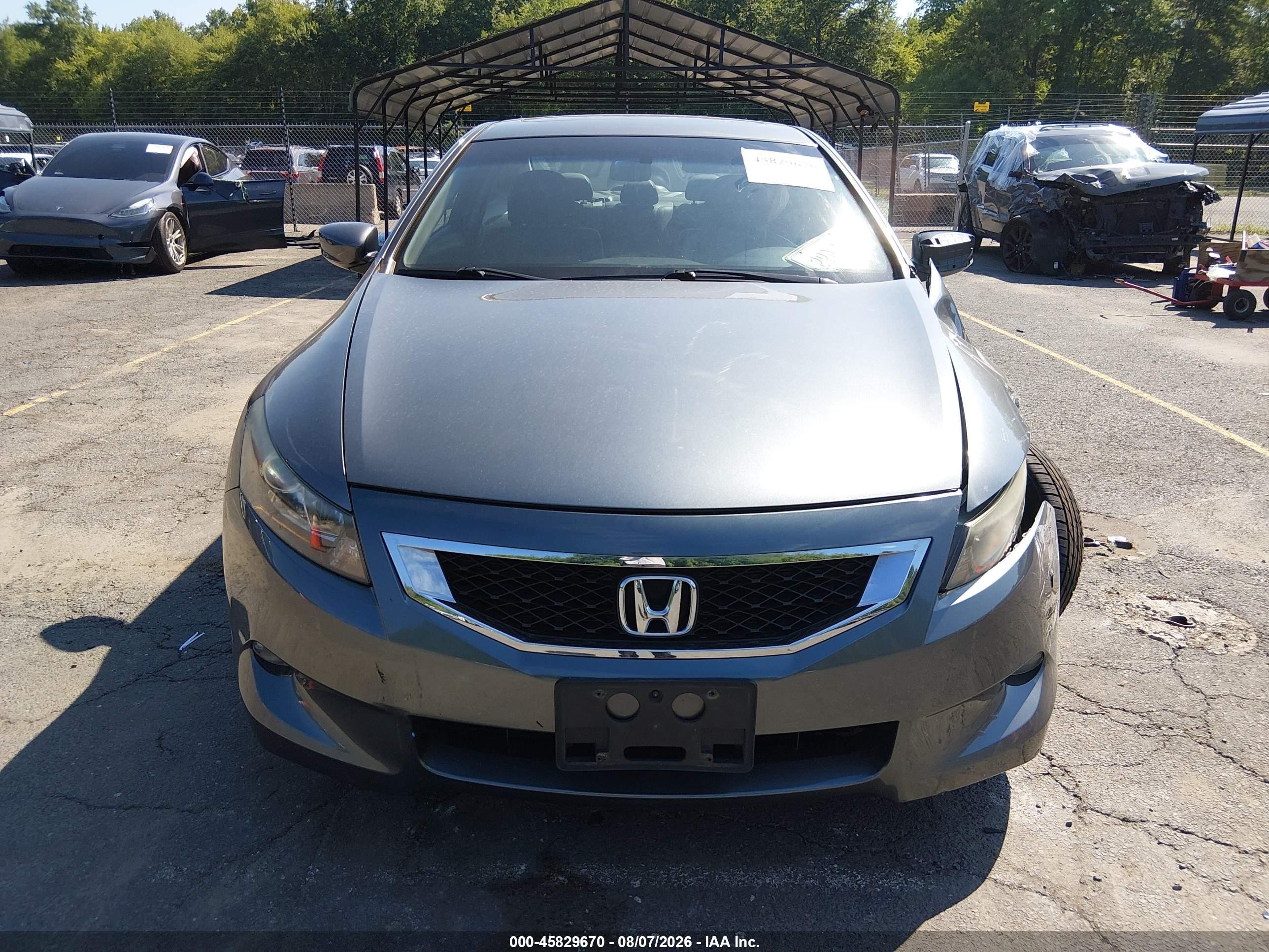 2010 Honda Accord 3.5 Ex-l Gray vin: 1HGCS2B87AA005280