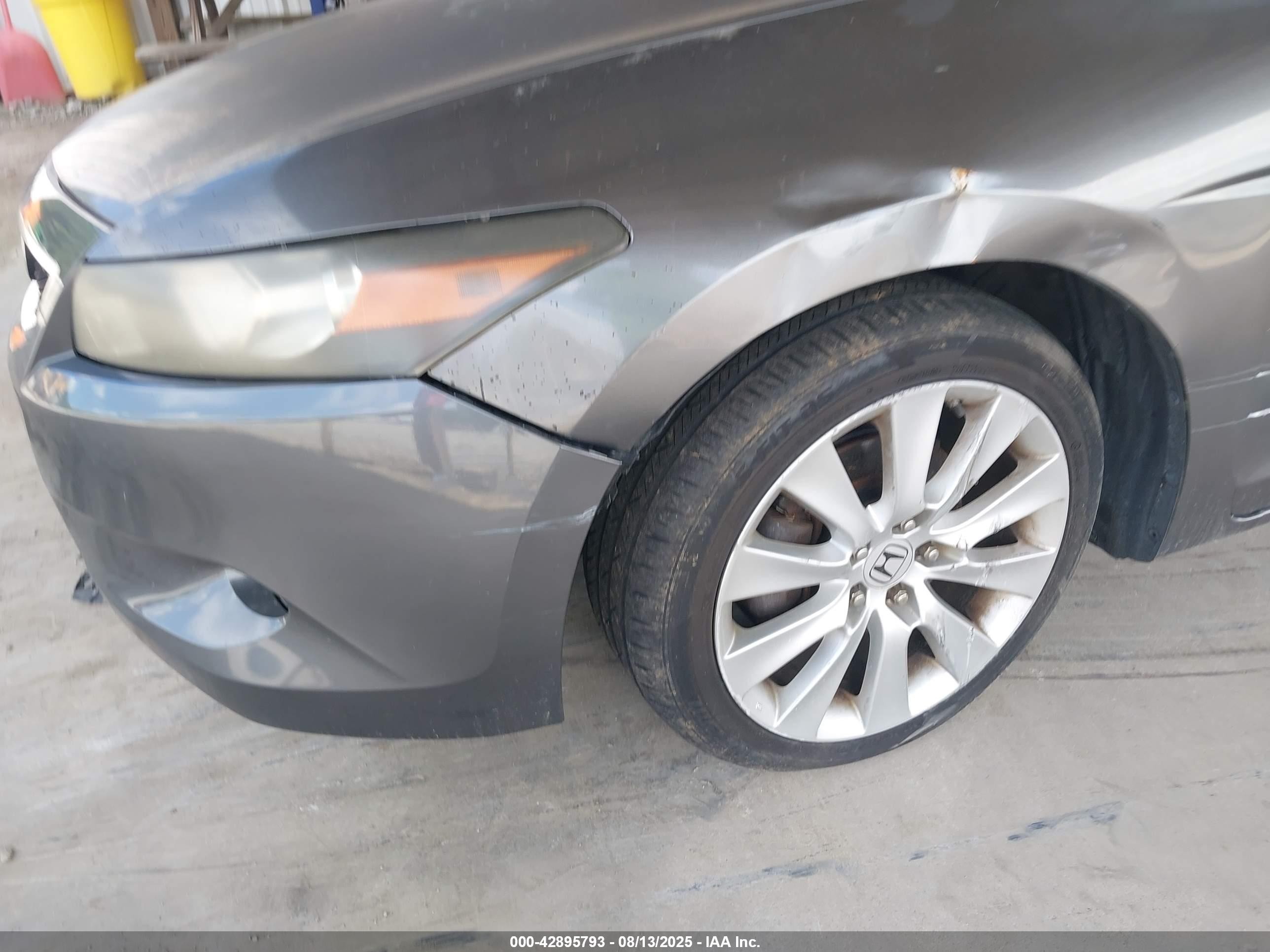 2010 Honda Accord 3.5 Ex-l Gray vin: 1HGCS2B87AA010611
