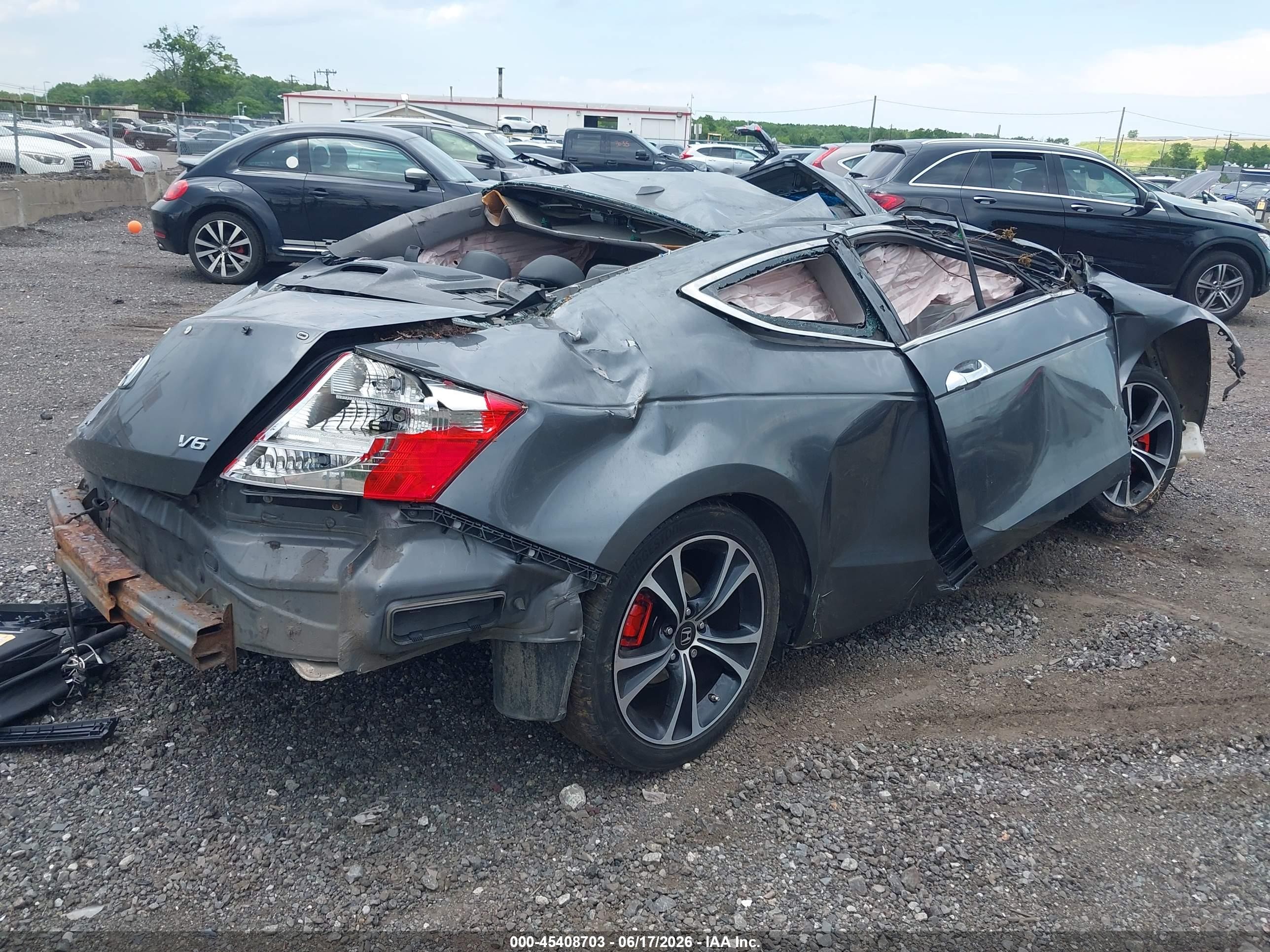 2011 Honda Accord 3.5 Ex-l Gray vin: 1HGCS2B87BA001084