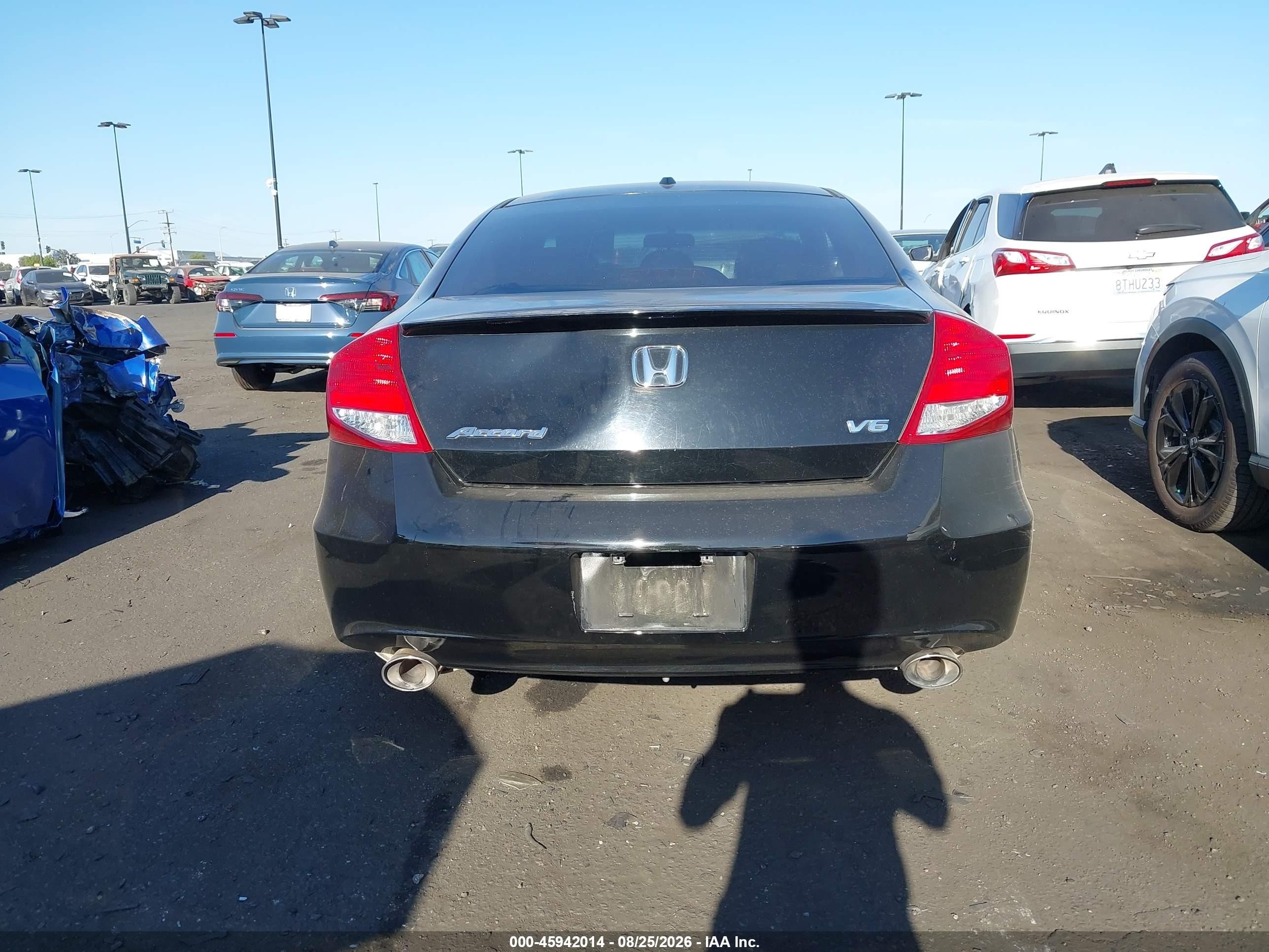 2011 Honda Accord 3.5 Ex-l Black vin: 1HGCS2B87BA006091