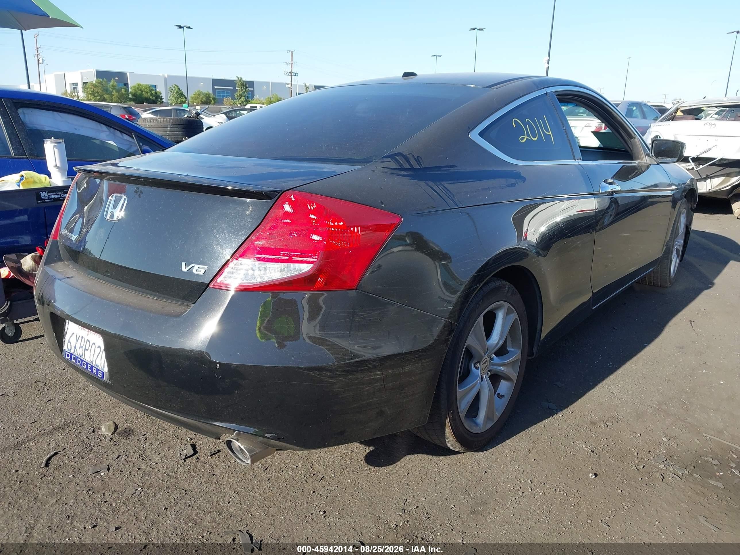 2011 Honda Accord 3.5 Ex-l Black vin: 1HGCS2B87BA006091