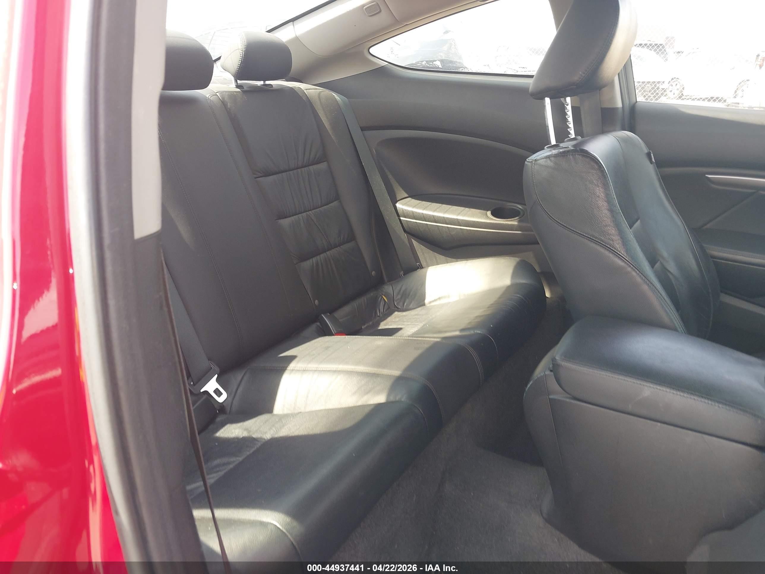 2012 Honda Accord 3.5 Ex-l Red vin: 1HGCS2B87CA000311